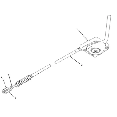 234-0774: Lever Assembly (Control)