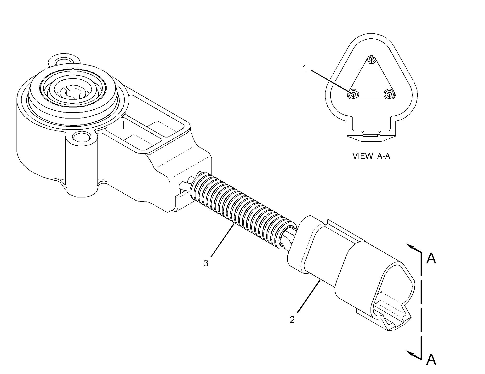 Датчик углового положения с диапазоном поворота 72 градуса