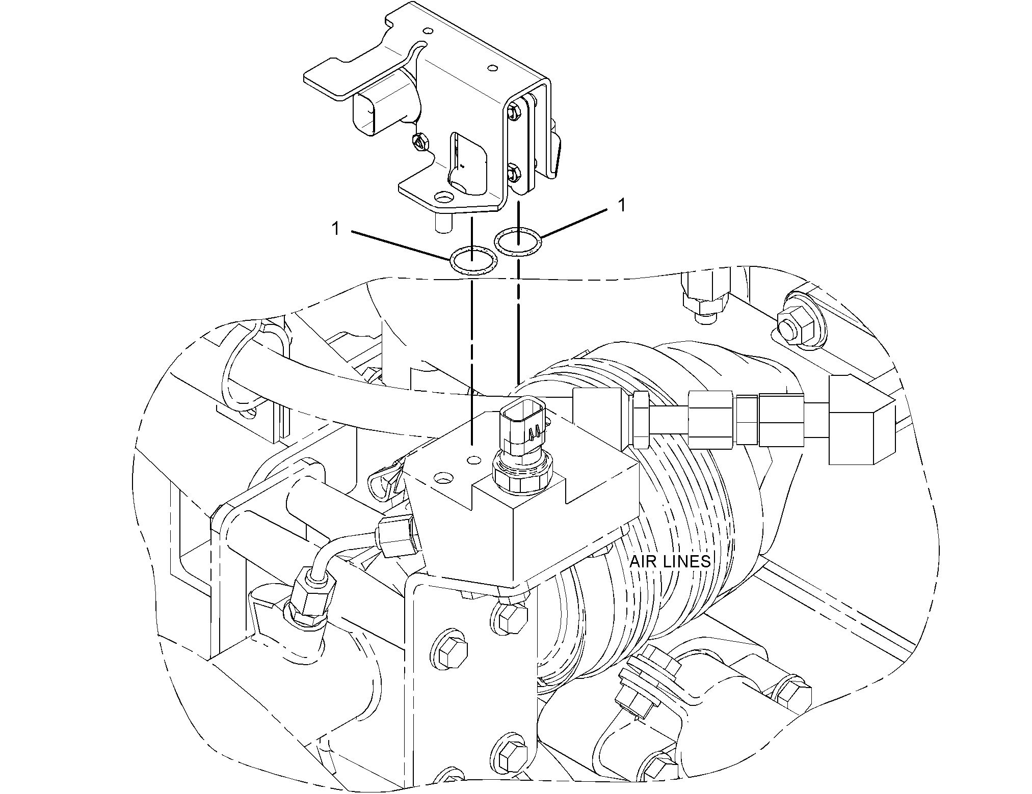 БЛОК ДАТЧИКА ДАВЛЕНИЯ