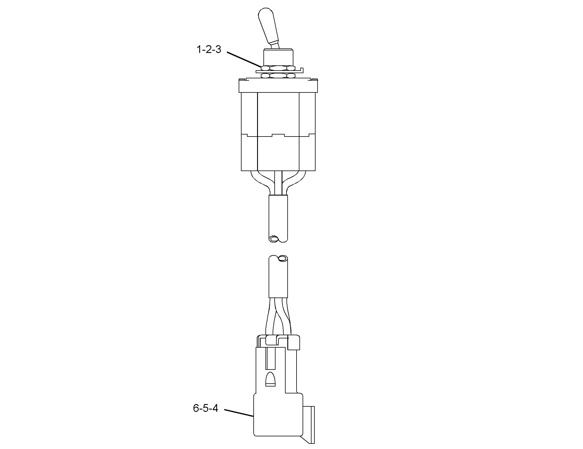 Тумблер проводки двигателя