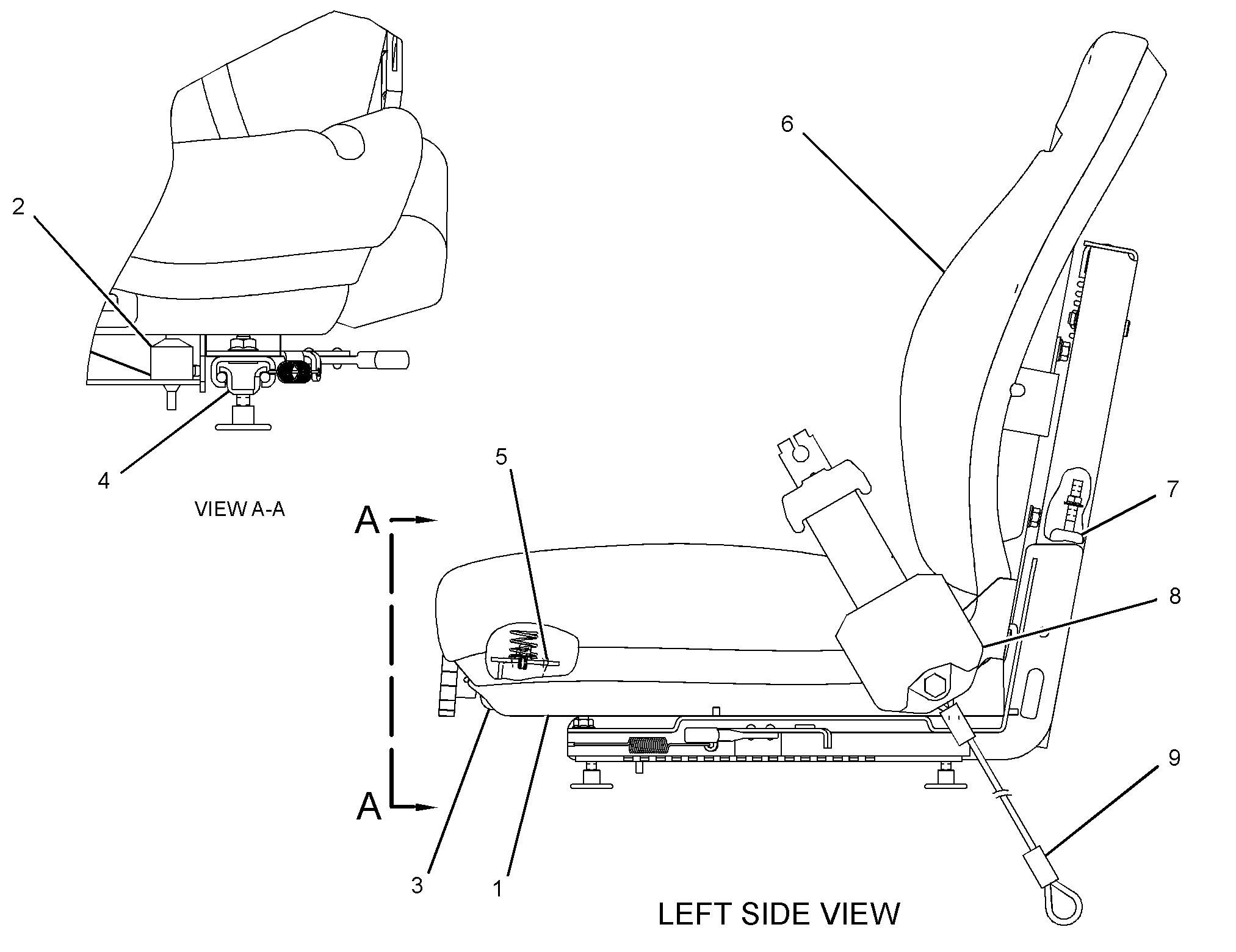 БЛОК РЕГУЛИРОВКИ СИДЕНЬЯ