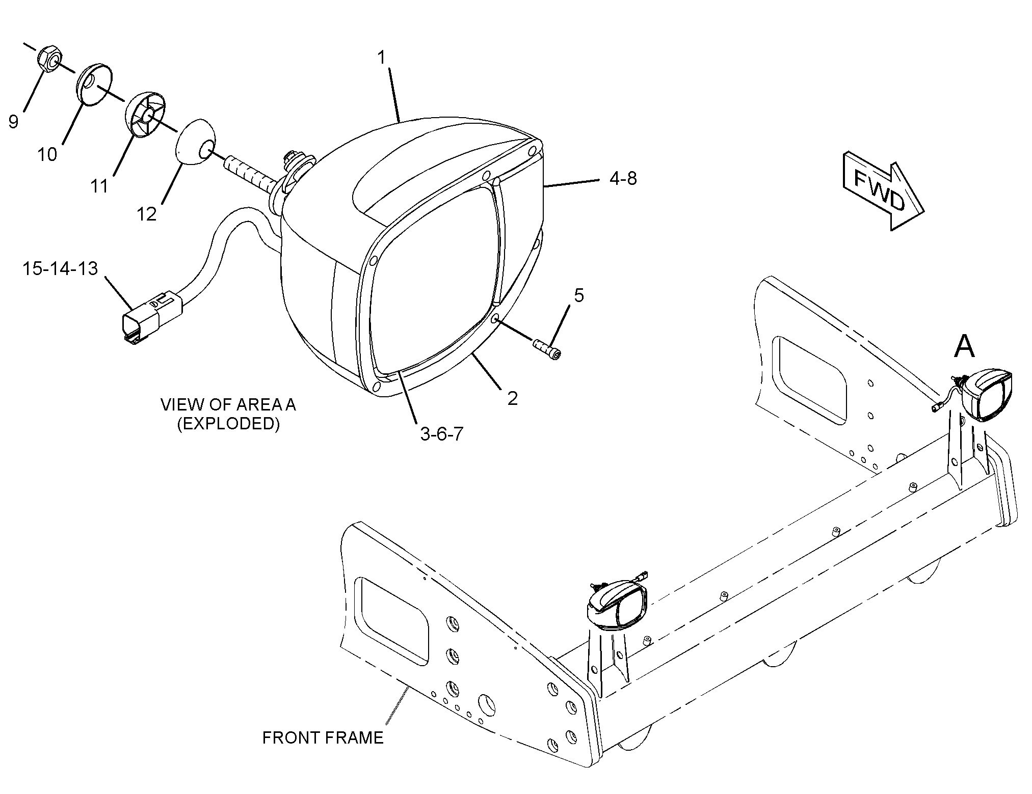 Фара / указатель поворота