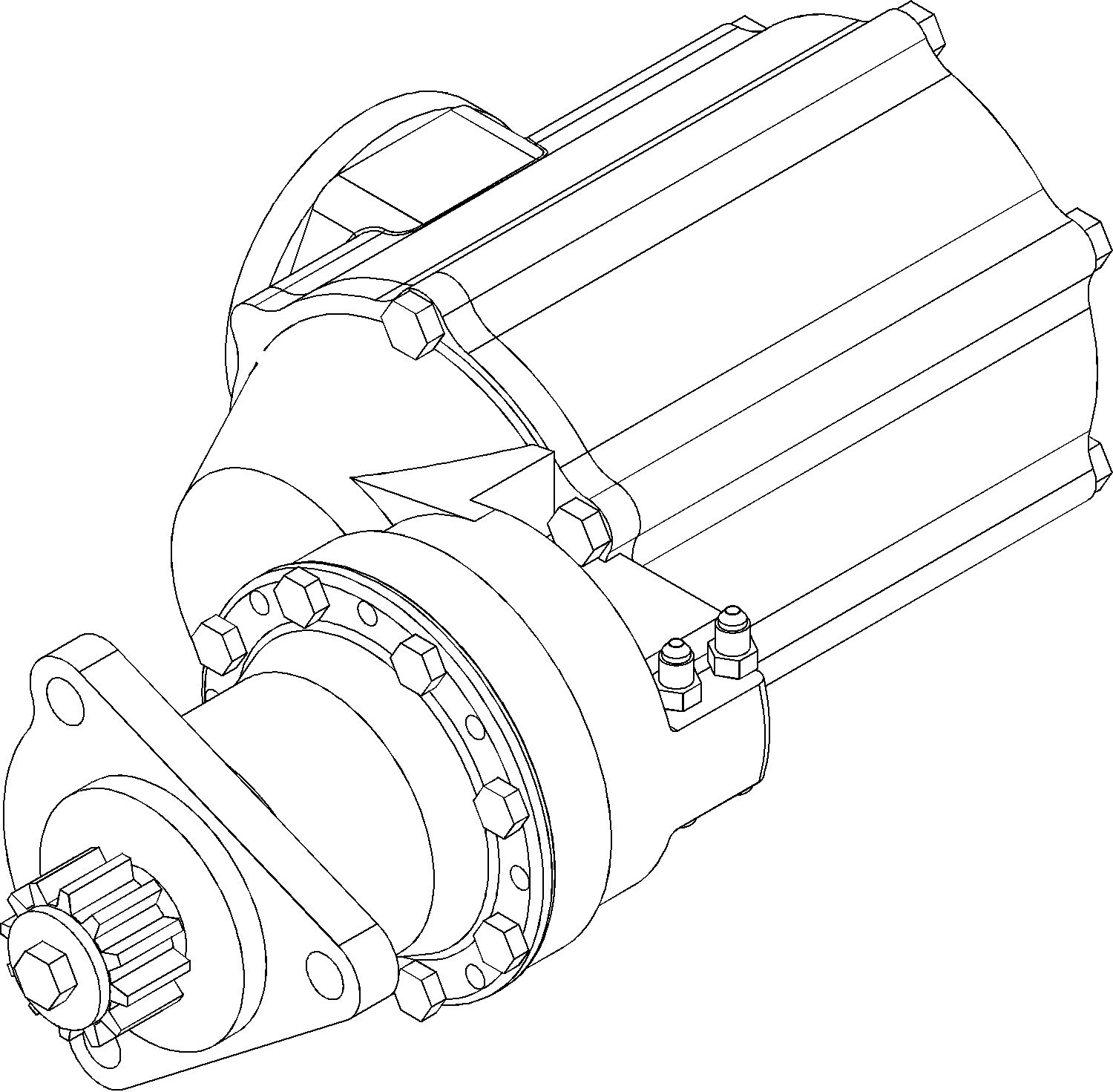 БЛОК ЭЛЕКТРОДВИГАТЕЛЯ STG