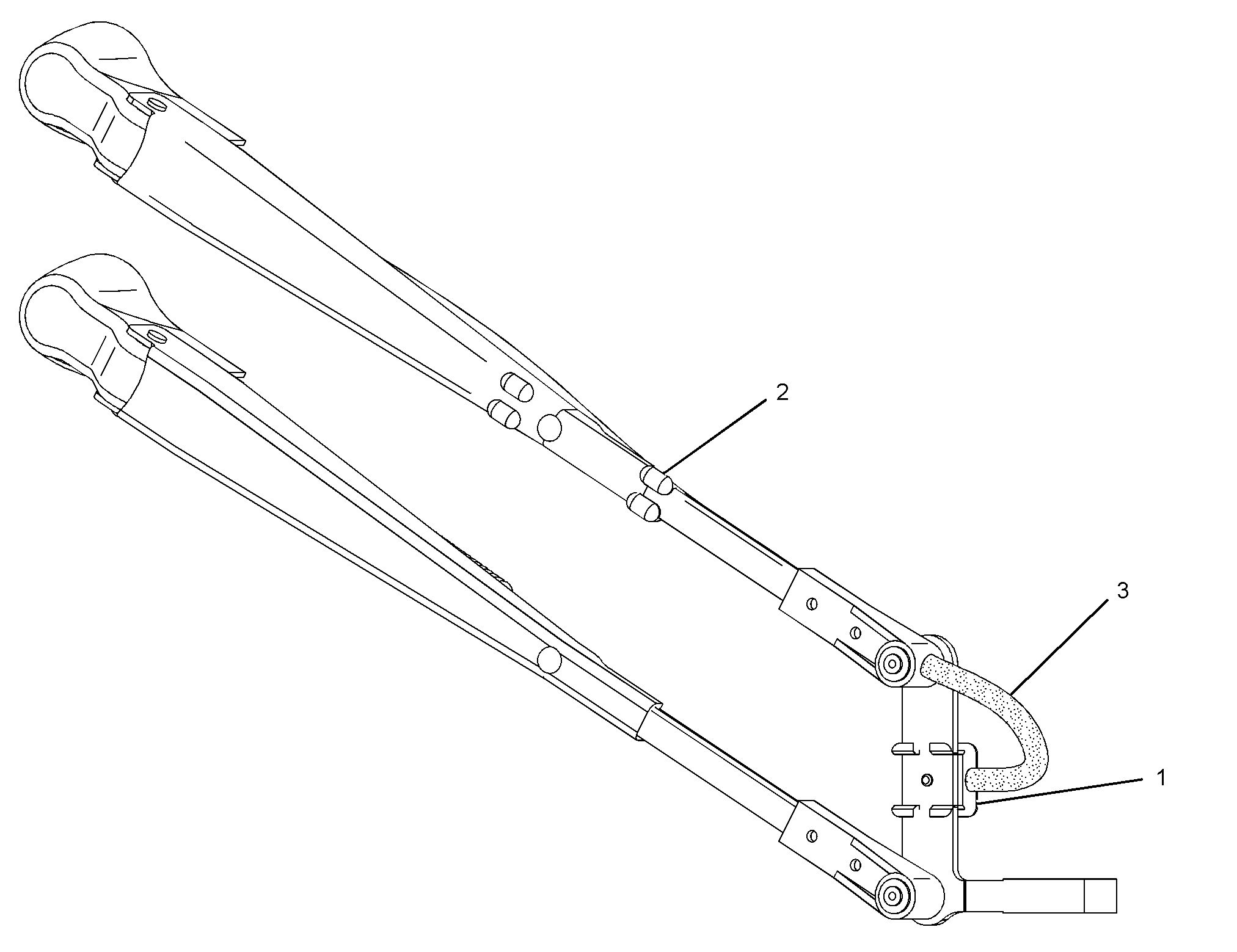 РЫЧАГ СТЕКЛООЧИСТИТЕЛЯ