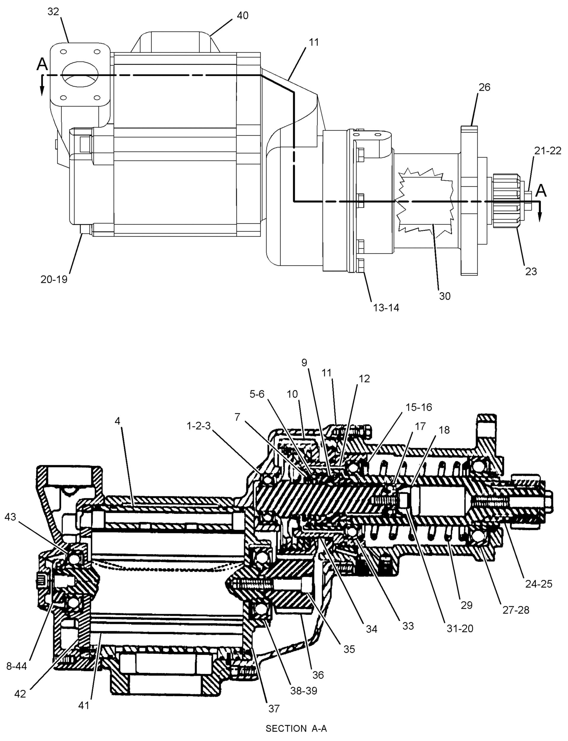 БЛОК ЭЛЕКТРОДВИГАТЕЛЯ STG