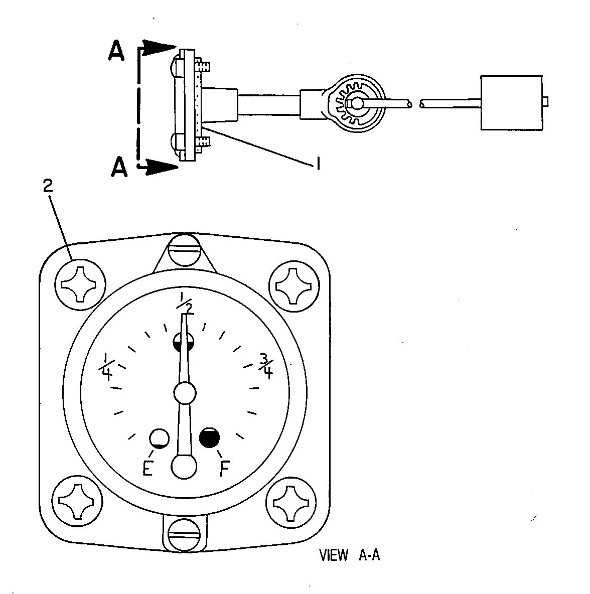Поплавковый датчик уровня топлива