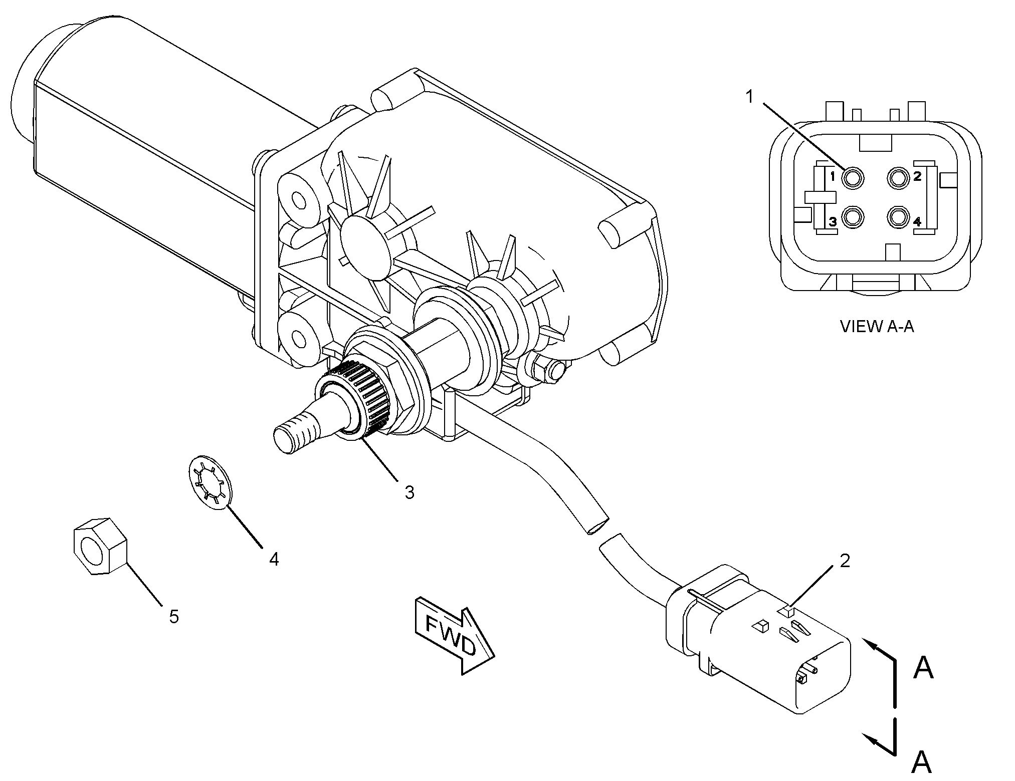ЭЛЕКТРОДВИГАТЕЛЬ СТЕКЛООЧИСТИТЕЛЯ