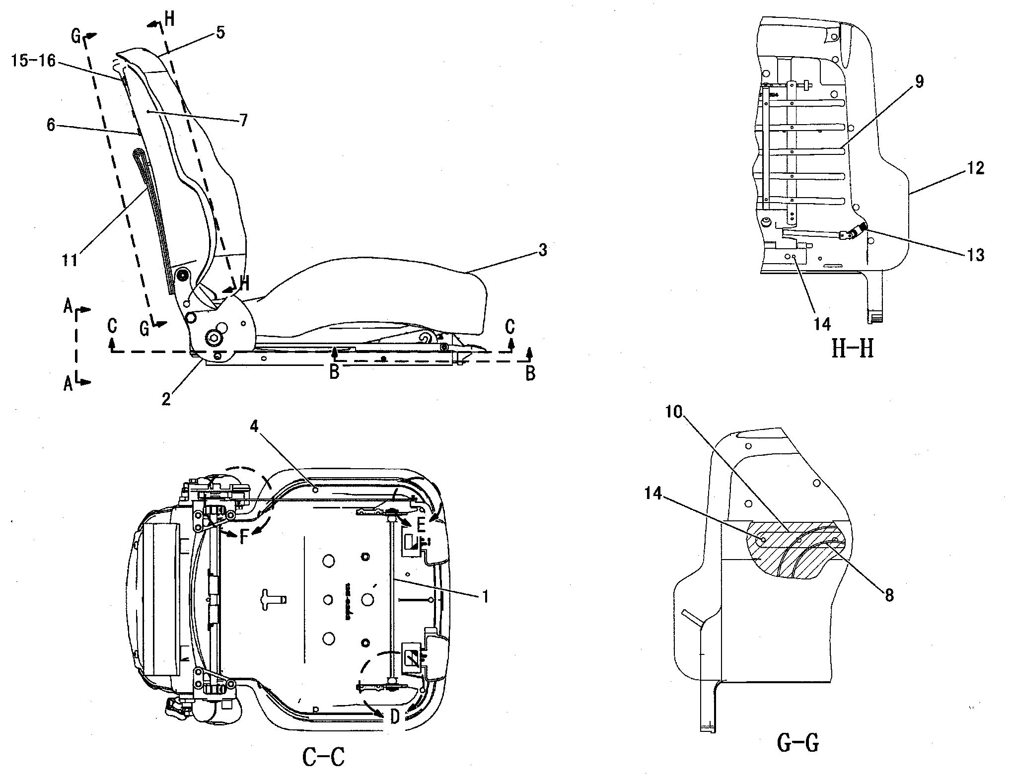 178-0603: БЛОК СИДЕНЬЯ