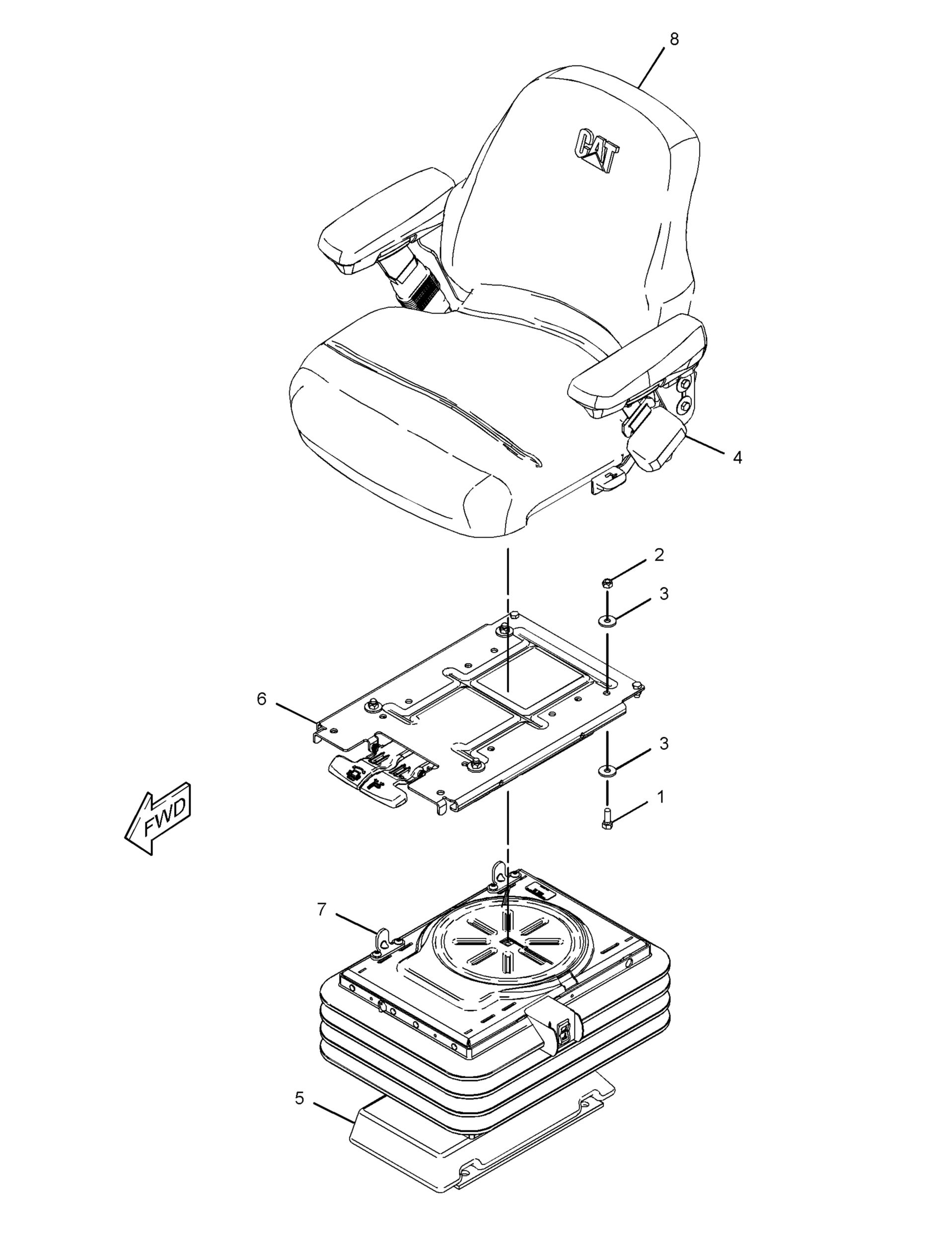 314-4290: СИДЕНЬЕ С ПОДВЕСКОЙ