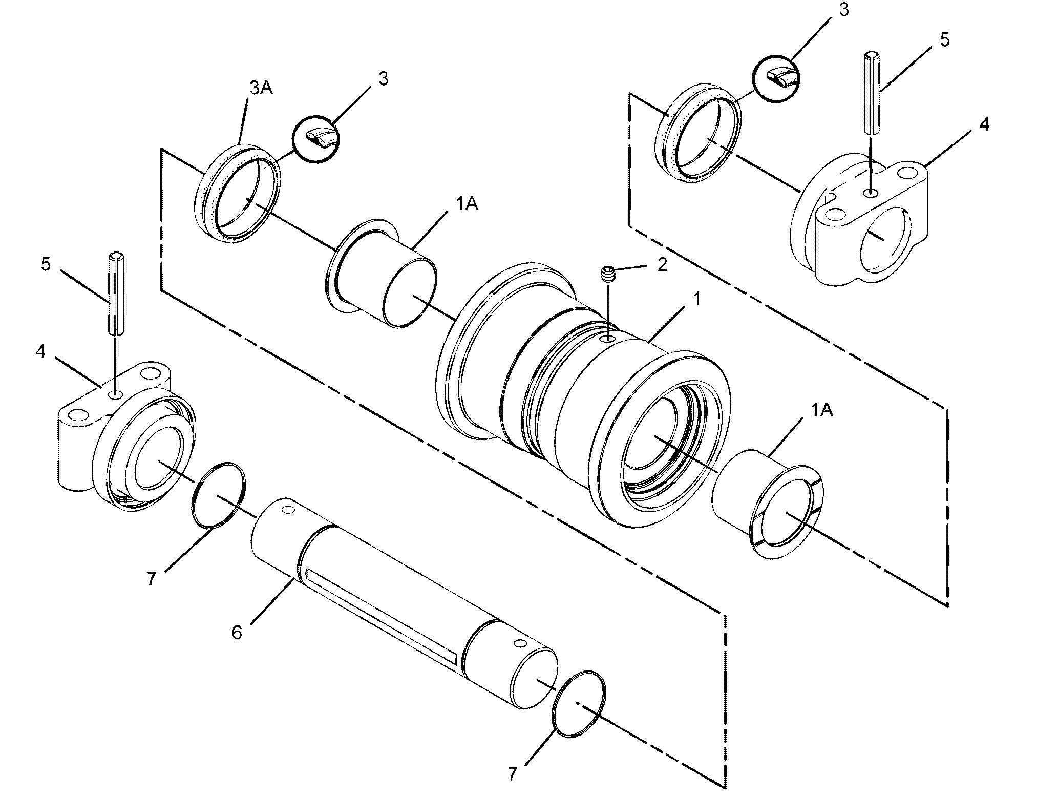 355-0374: Roller Gp-Track-Single Flange | CATCorp