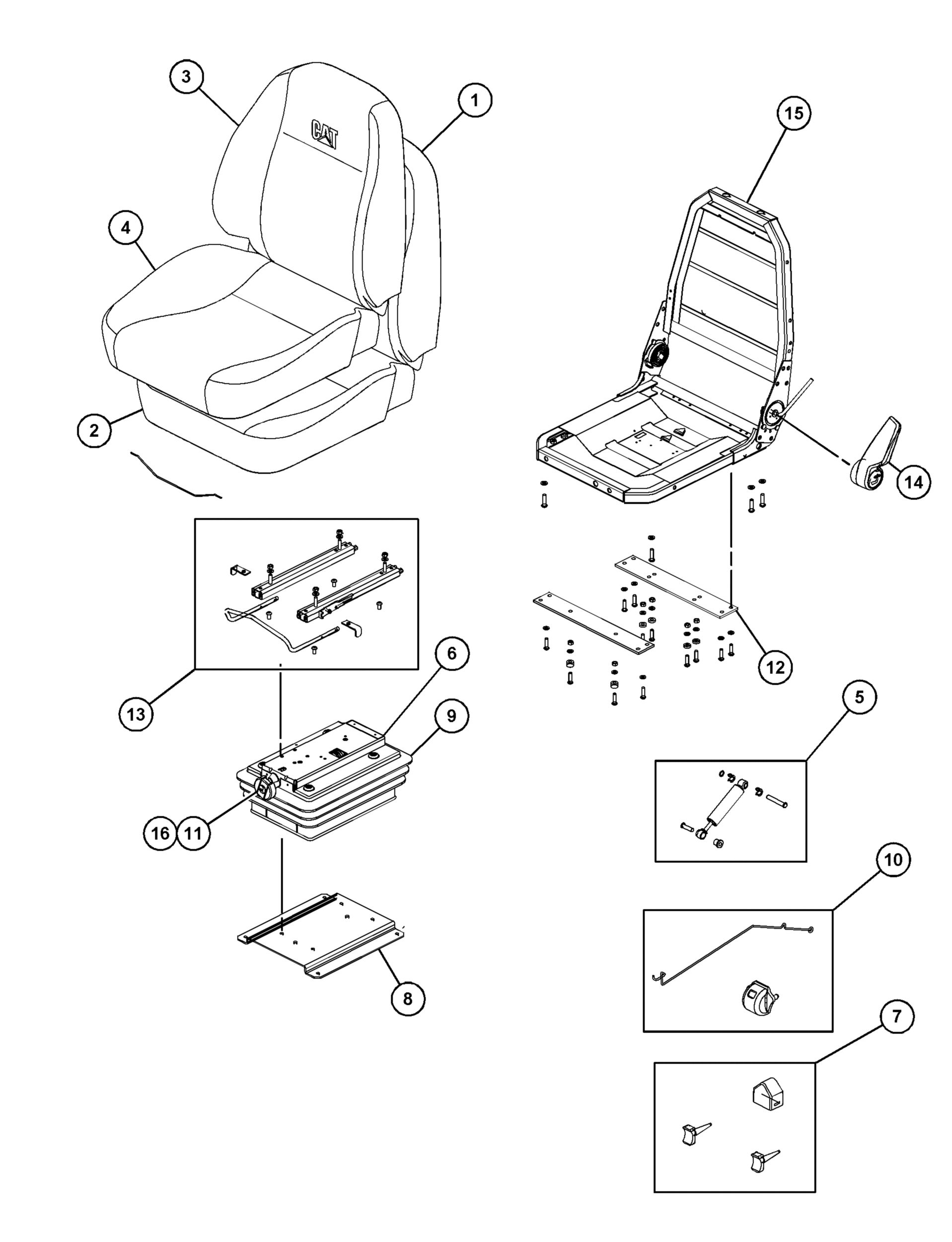 482-6866: Seat Assembly-suspension 4826866 купить