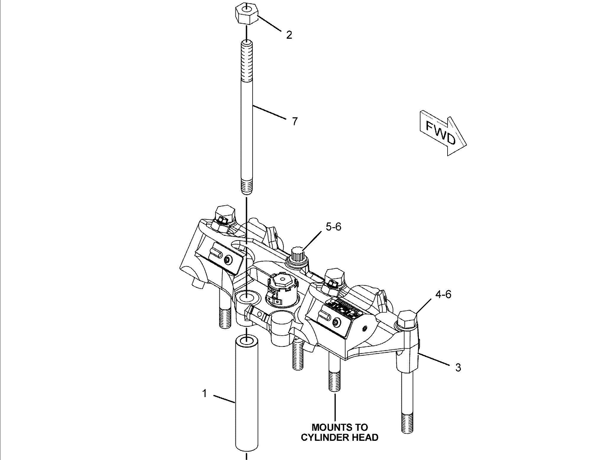 Комплект тормоза двигателя
