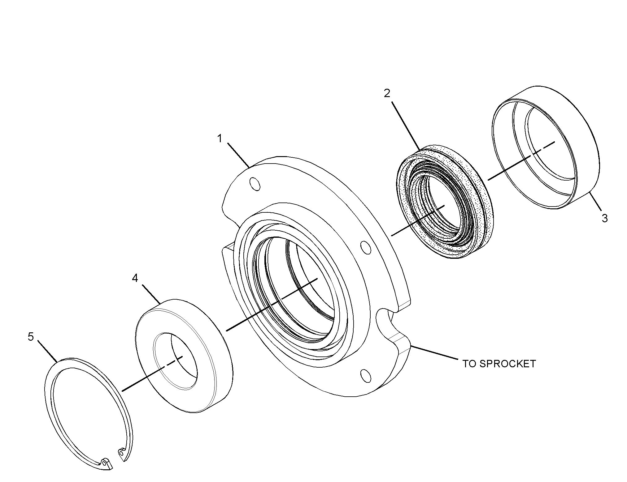 Подшипник ведущего колеса