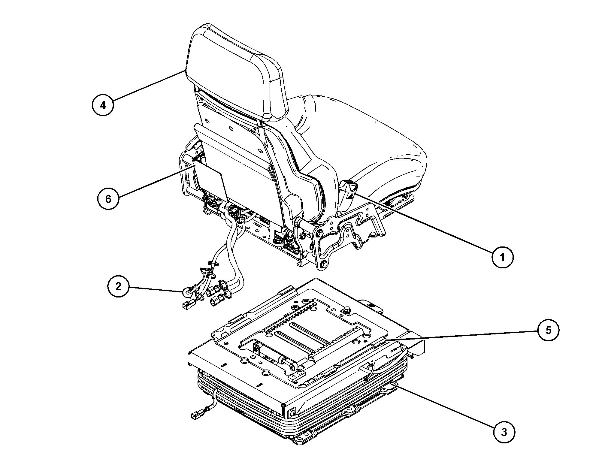 СИДЕНЬЕ С ПОДВЕСКОЙ