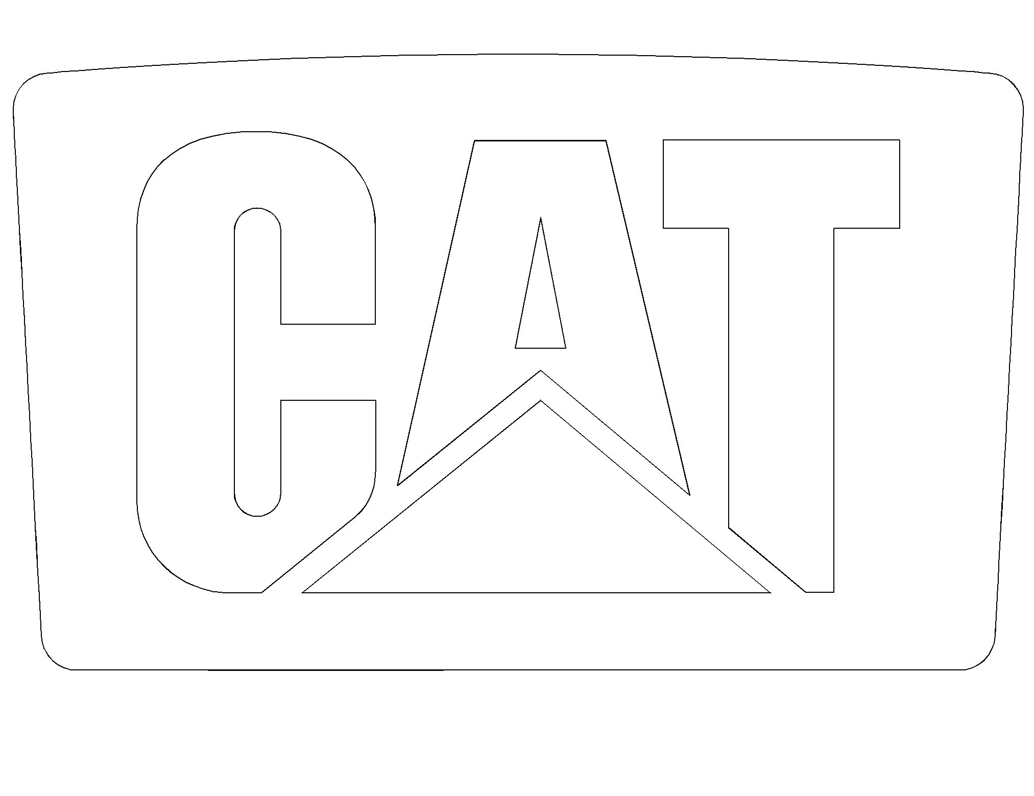 Наклейка CAT