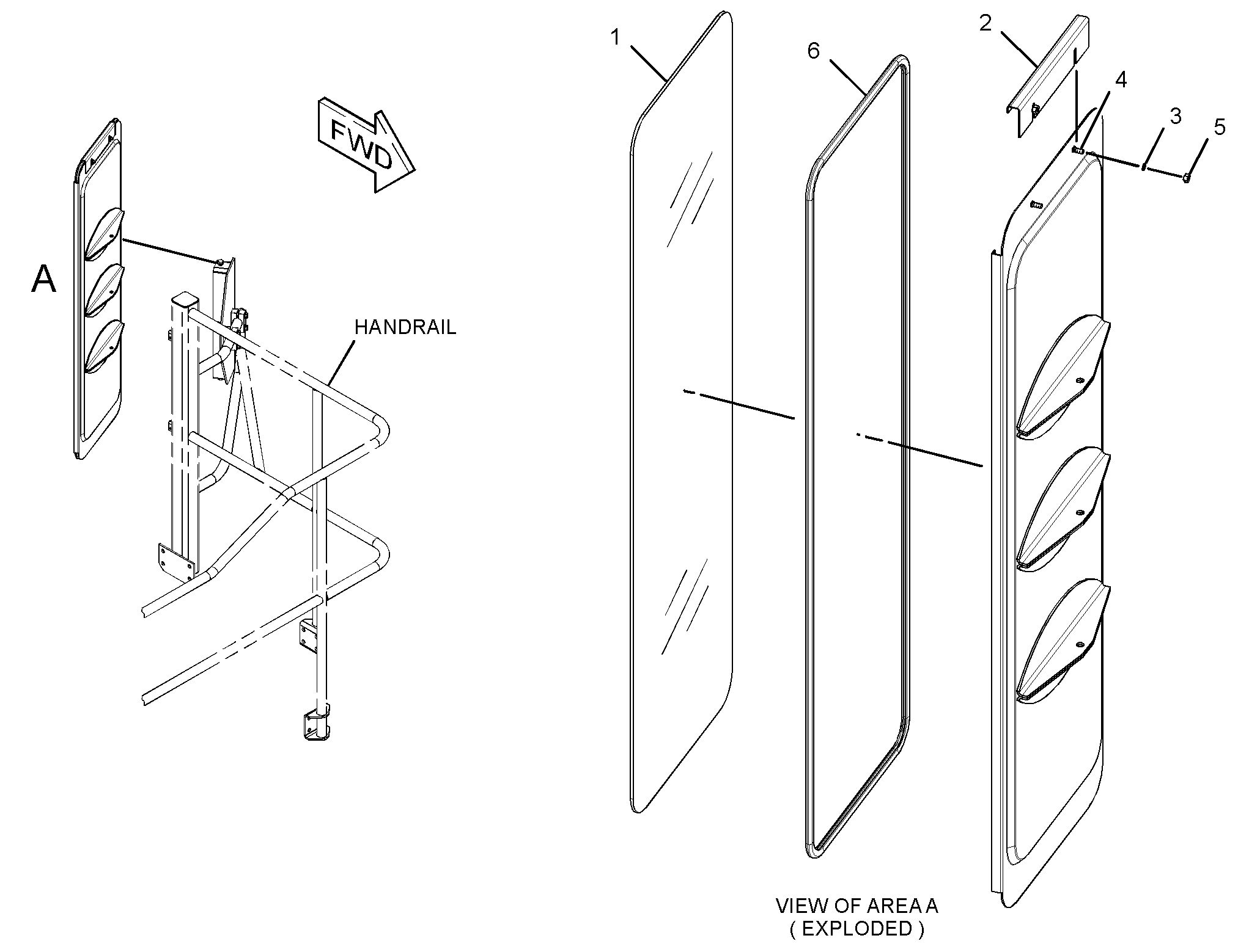Зеркало заднего вида