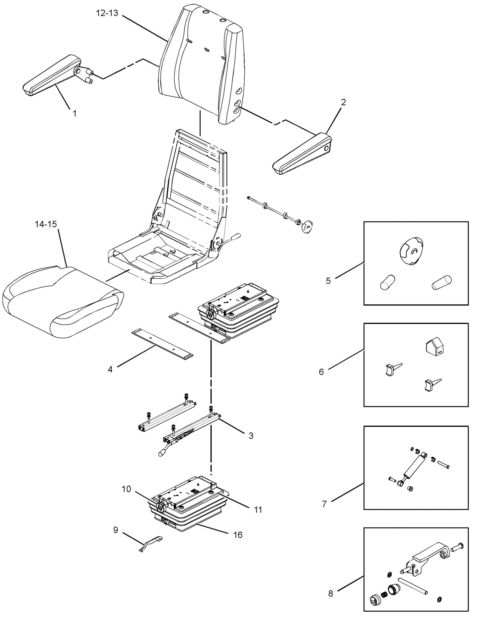 Сиденье в сборе