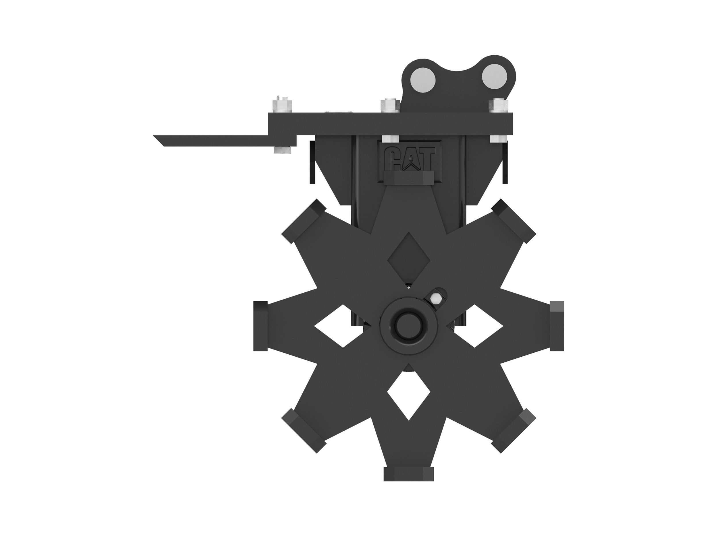 Уплотнительное колесо 305 мм (12 дюймов), 1 т, с креплением на пальцах