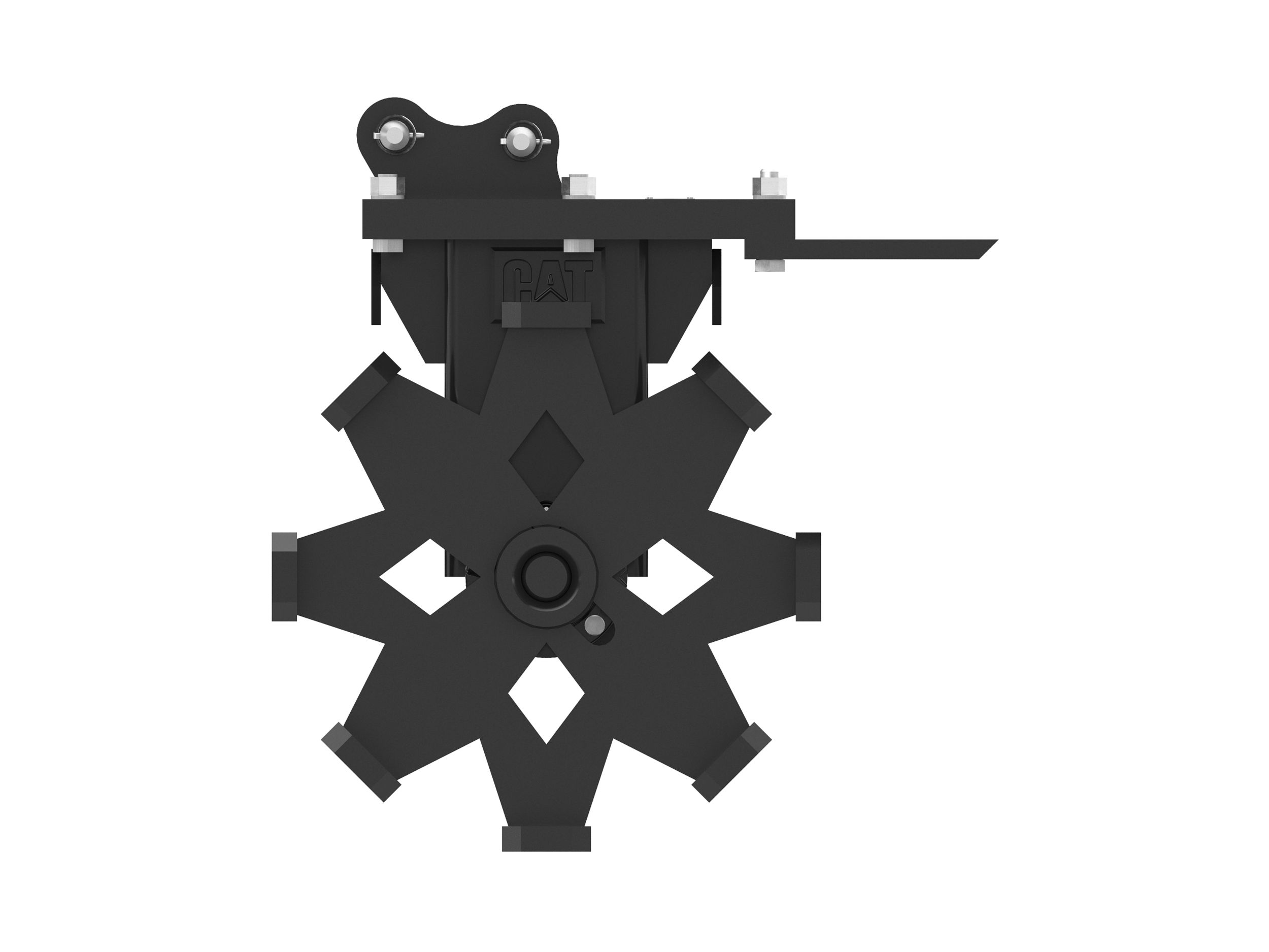Уплотнительное колесо 305 мм (12 дюймов), 1 т, с креплением на пальцах