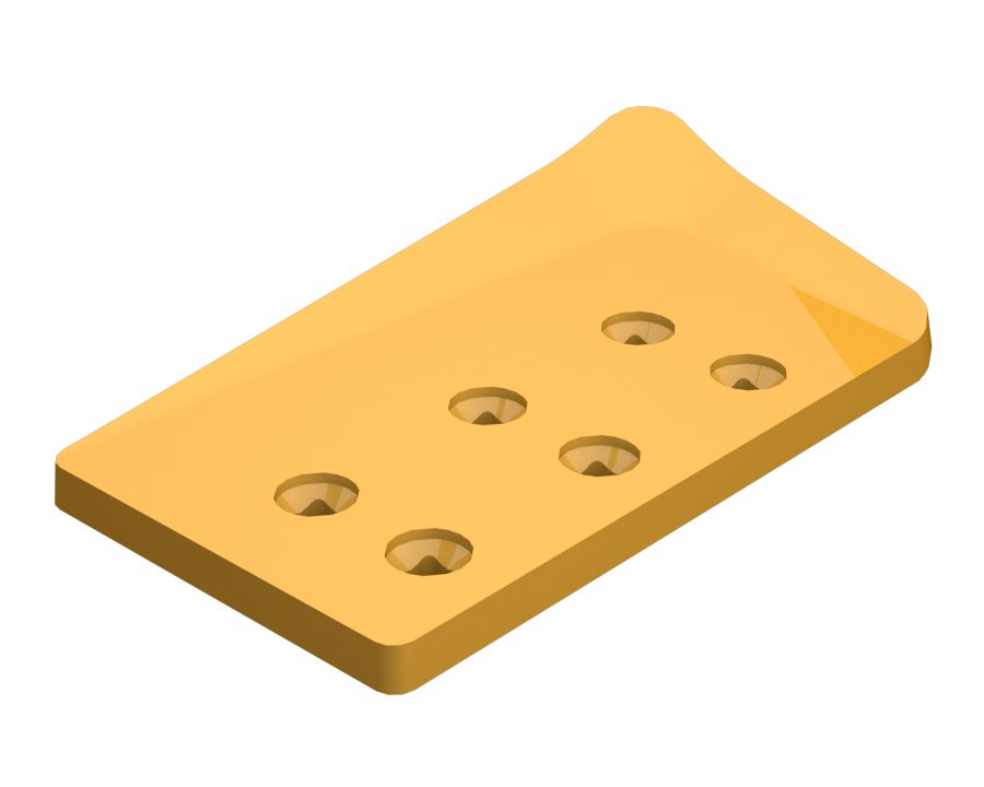 Горячекованый наконечник, правый