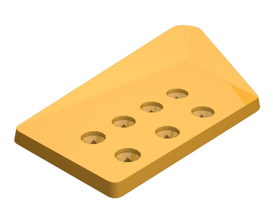 Горячекованый наконечник, правый