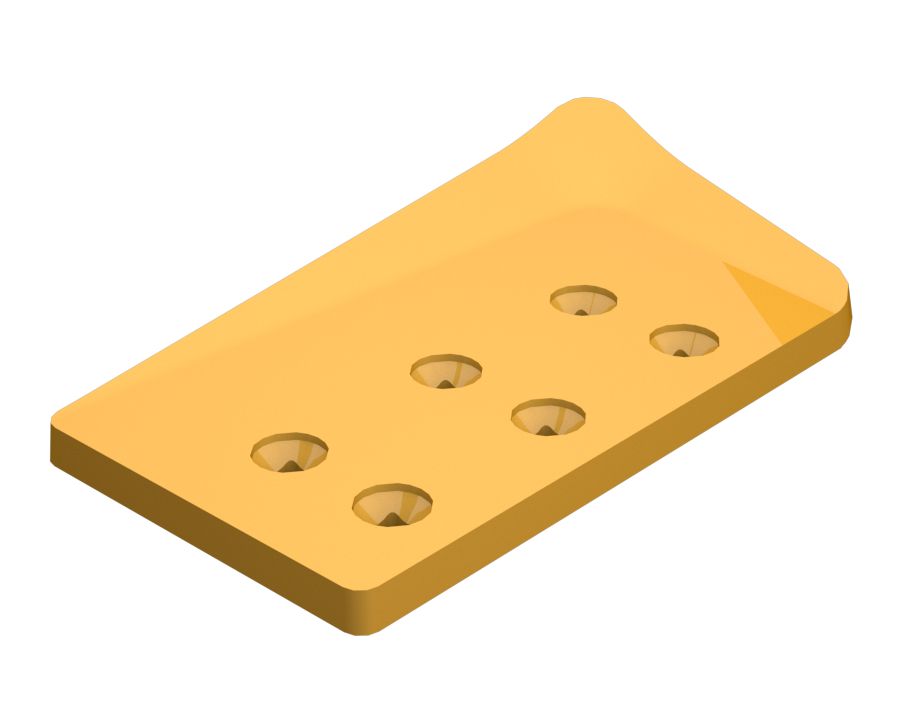 Горячекованый наконечник, правый