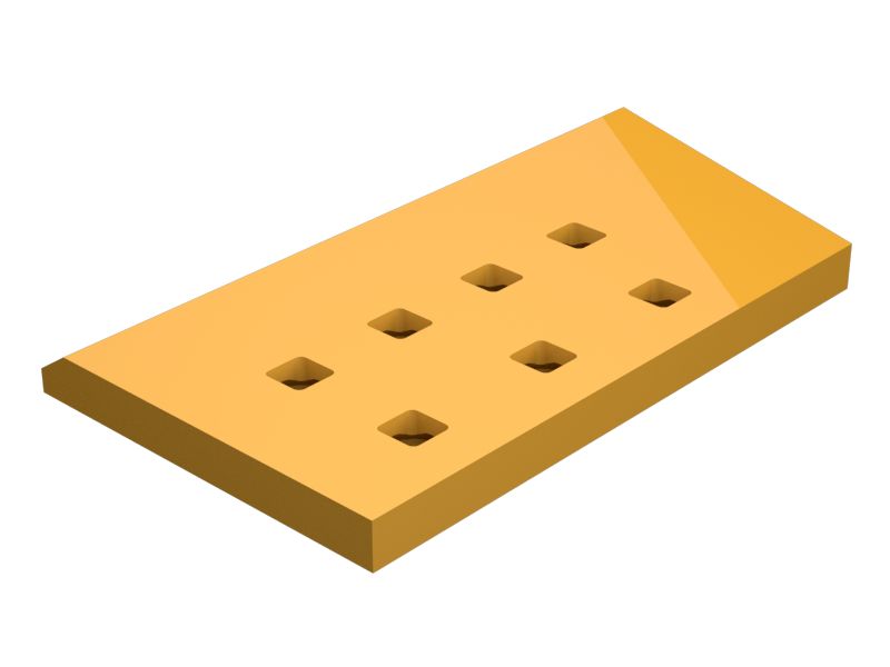 Накладка для ровного резания (левая)