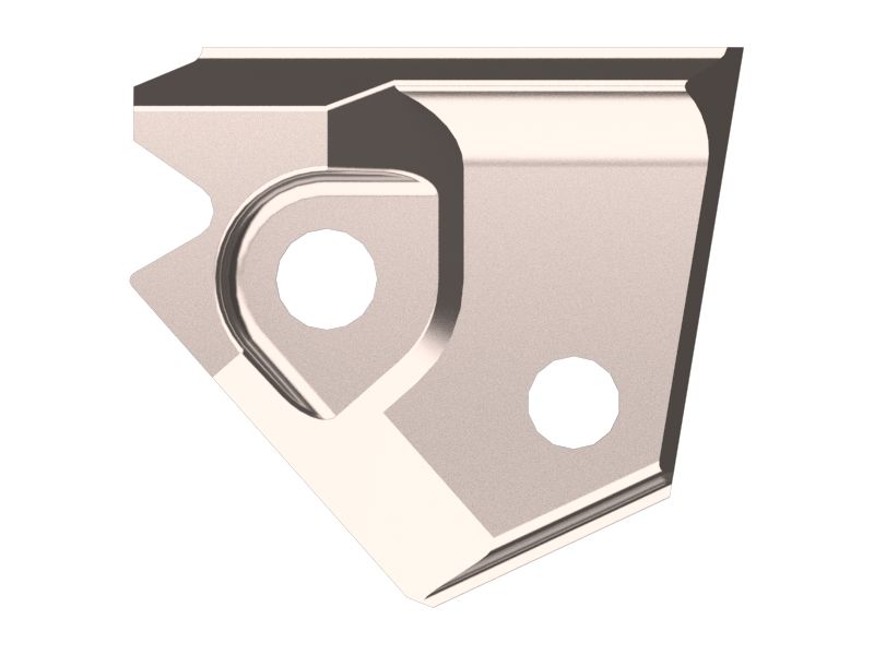 Приварной угол, левый