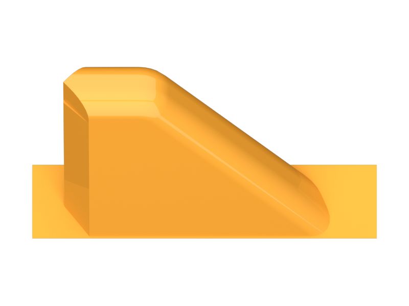 Зуб траншеекопателя левый