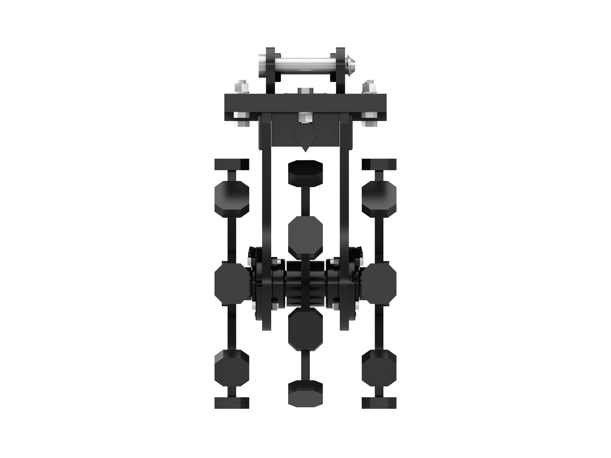 Уплотнительное колесо 406 мм (16 дюймов), крепление на пальцах, 1 т