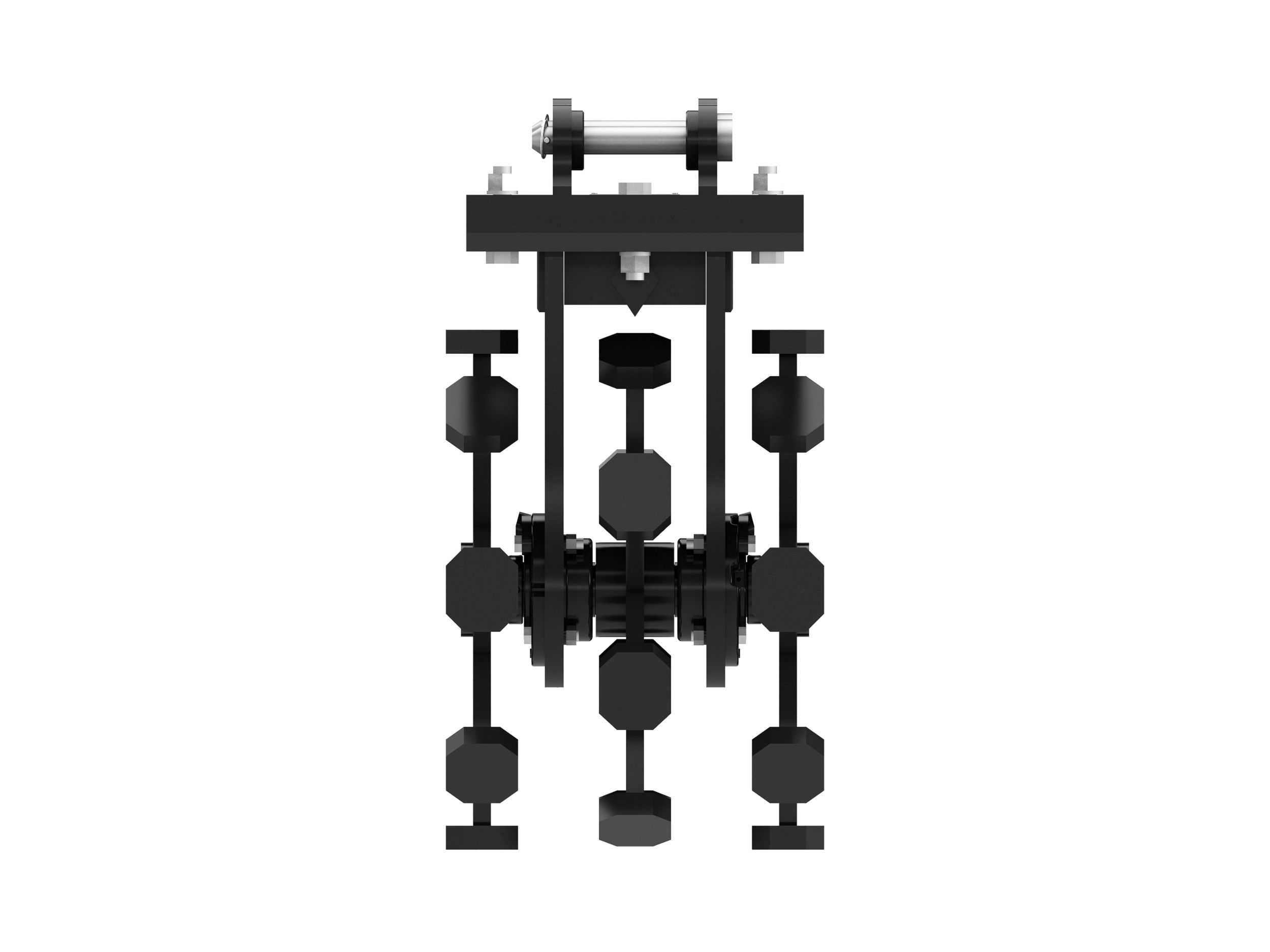 Уплотнительное колесо 406 мм (16 дюймов), крепление на пальцах, 1 т