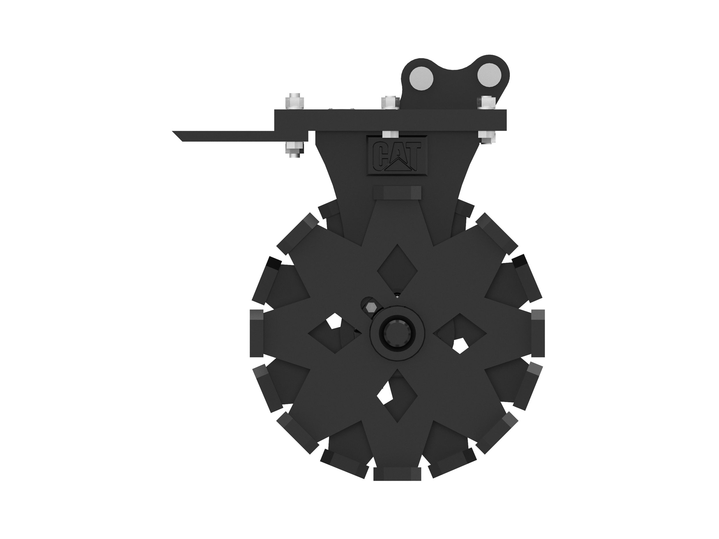Уплотнительное колесо 406 мм (16 дюймов), крепление на пальцах, 1 т