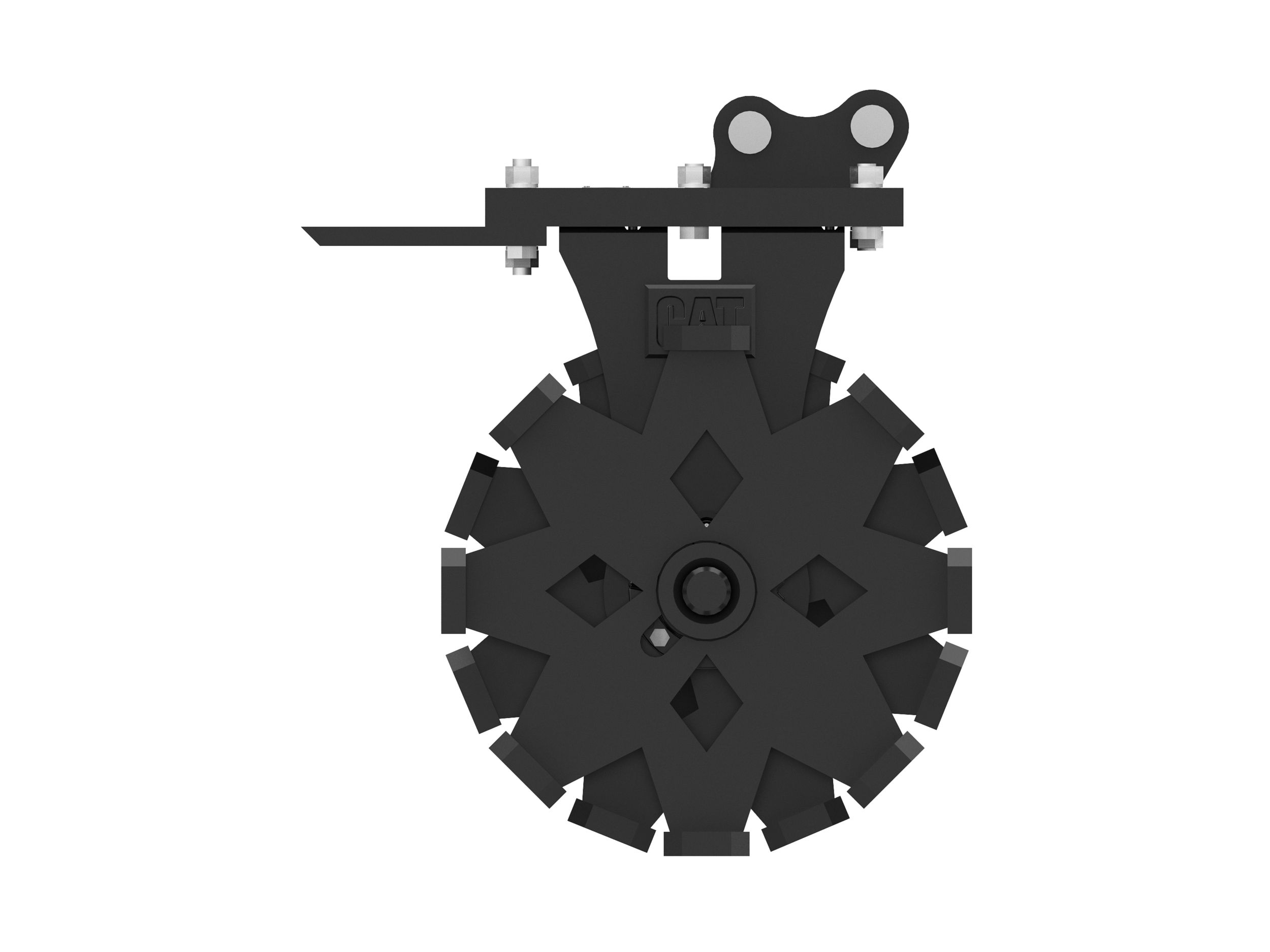 Уплотнительное колесо 559 мм (22 дюйма) 1 т, крепление на пальцах