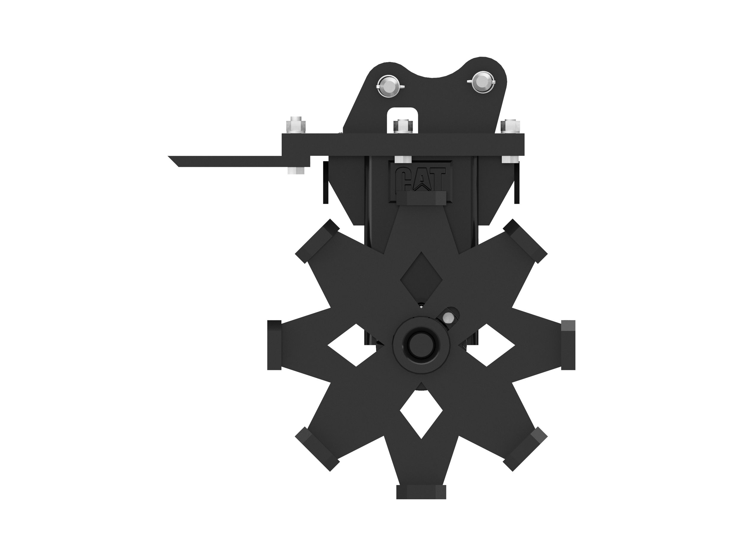 Уплотнительное колесо 305 мм (12 дюймов), 2 т, с креплением на пальцах