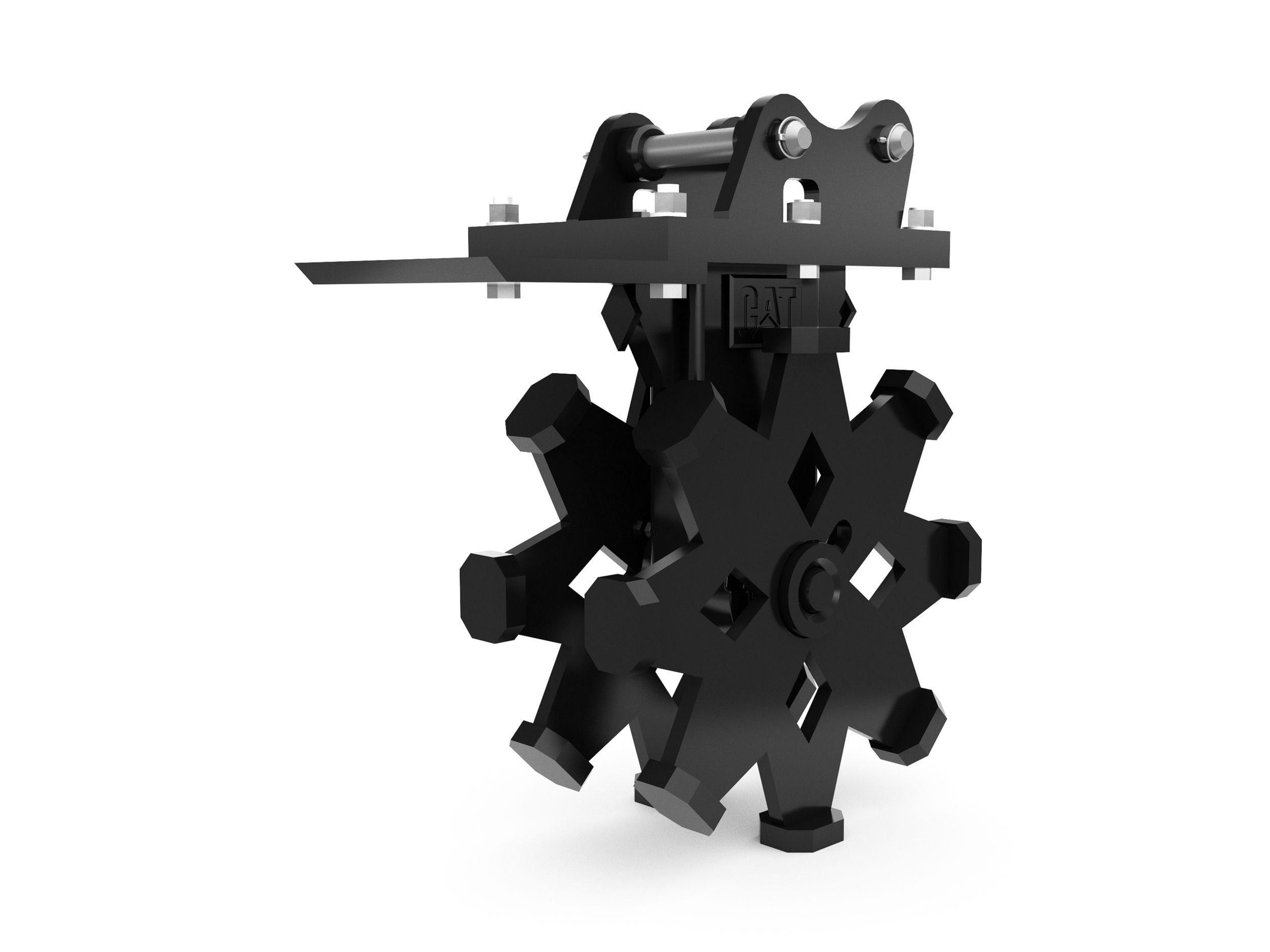 Уплотнительное колесо 305 мм (12 дюймов), 2 т, с креплением на пальцах