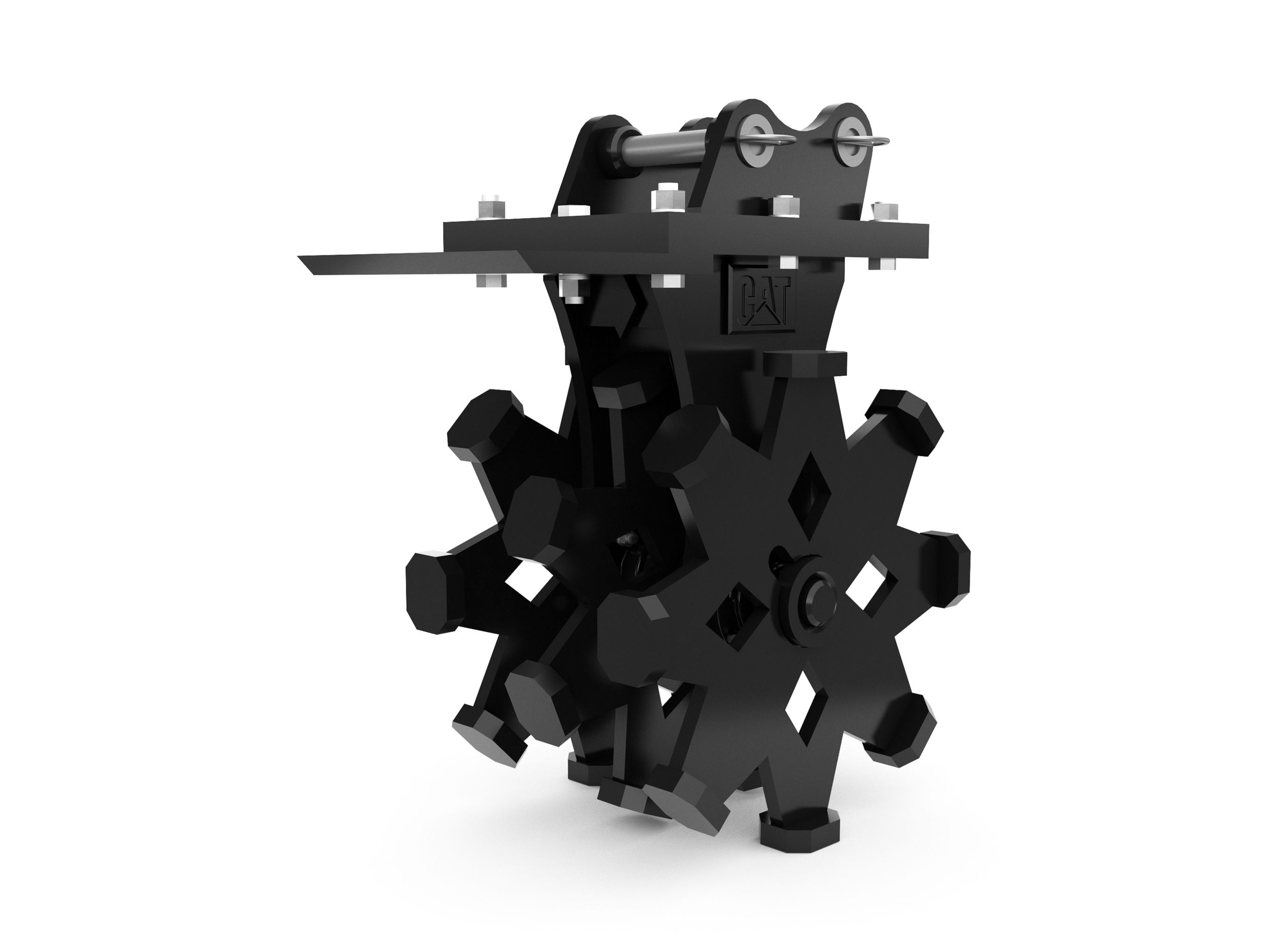 Уплотнительное колесо 406 мм (16 дюймов), крепление на пальцах, 2 т