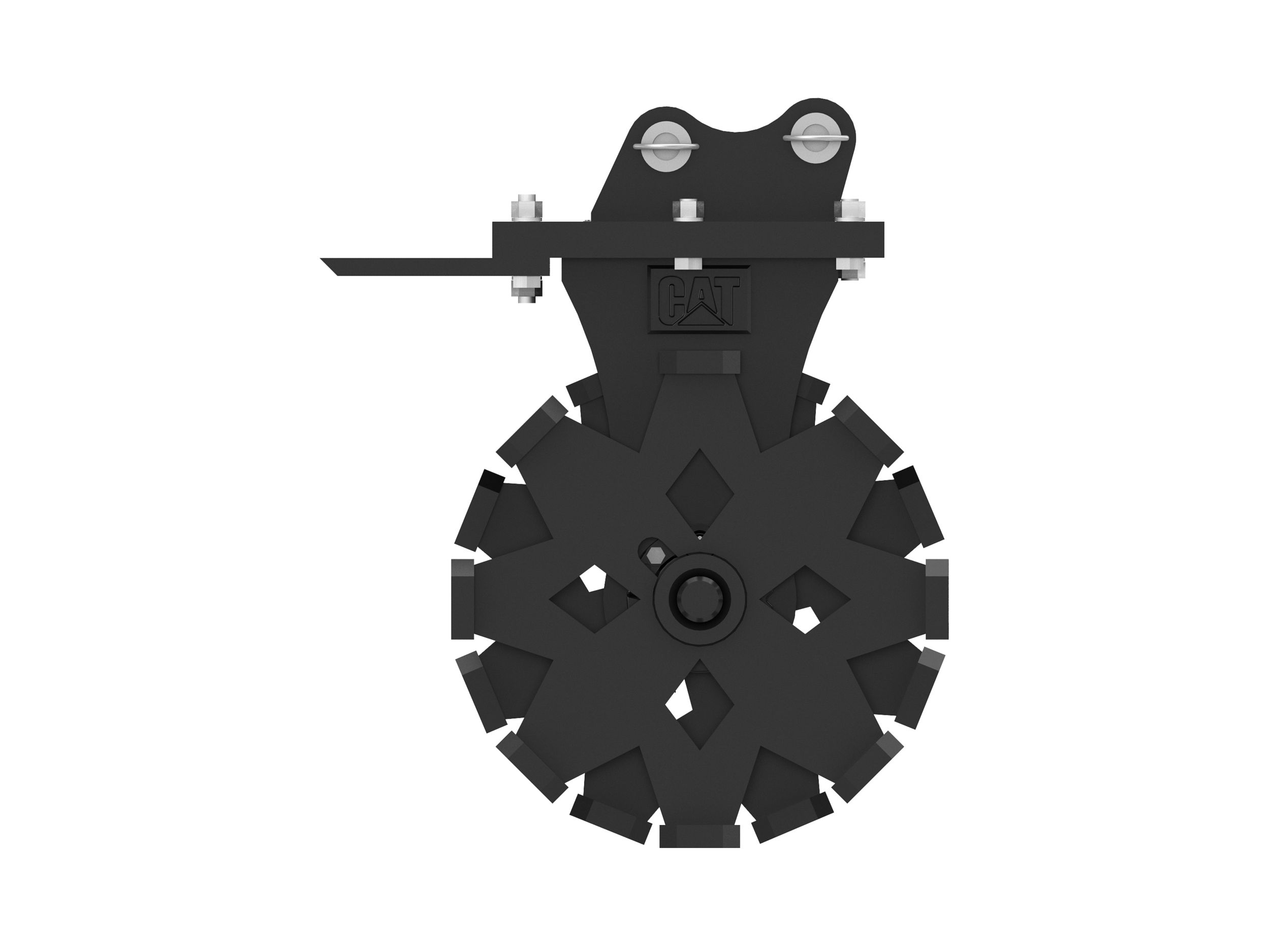 Уплотнительное колесо 406 мм (16 дюймов), крепление на пальцах, 2 т