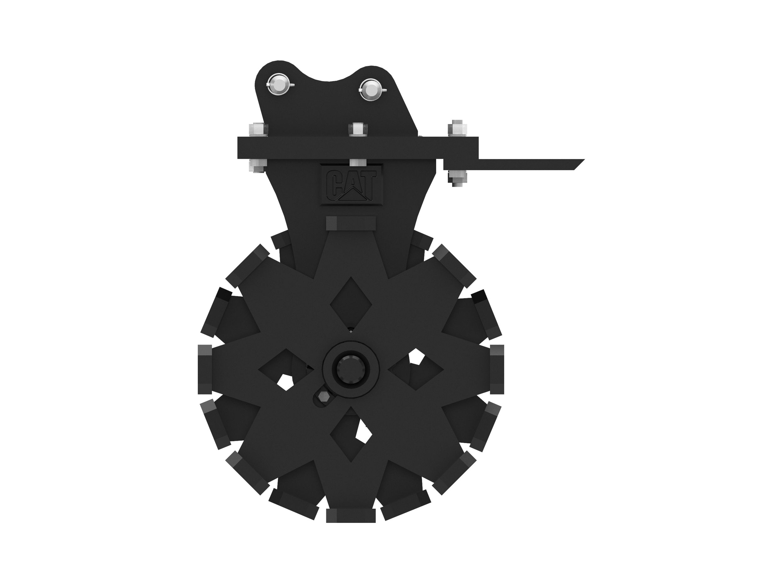 Уплотнительное колесо 406 мм (16 дюймов), крепление на пальцах, 2 т