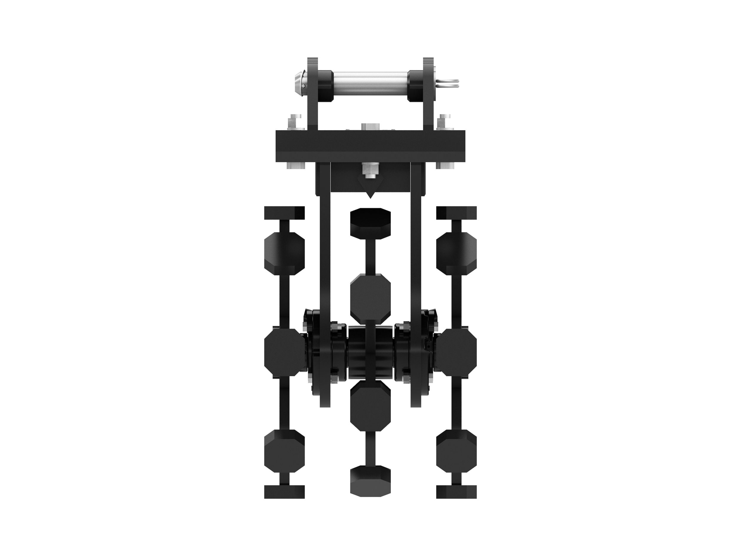 Уплотнительное колесо 406 мм (16 дюймов), крепление на пальцах, 2 т