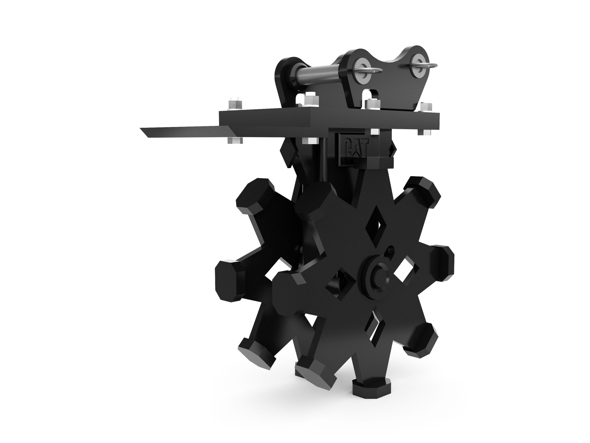 Уплотнительное колесо 305 мм (12 дюймов), 3–4 т, с креплением на пальцах