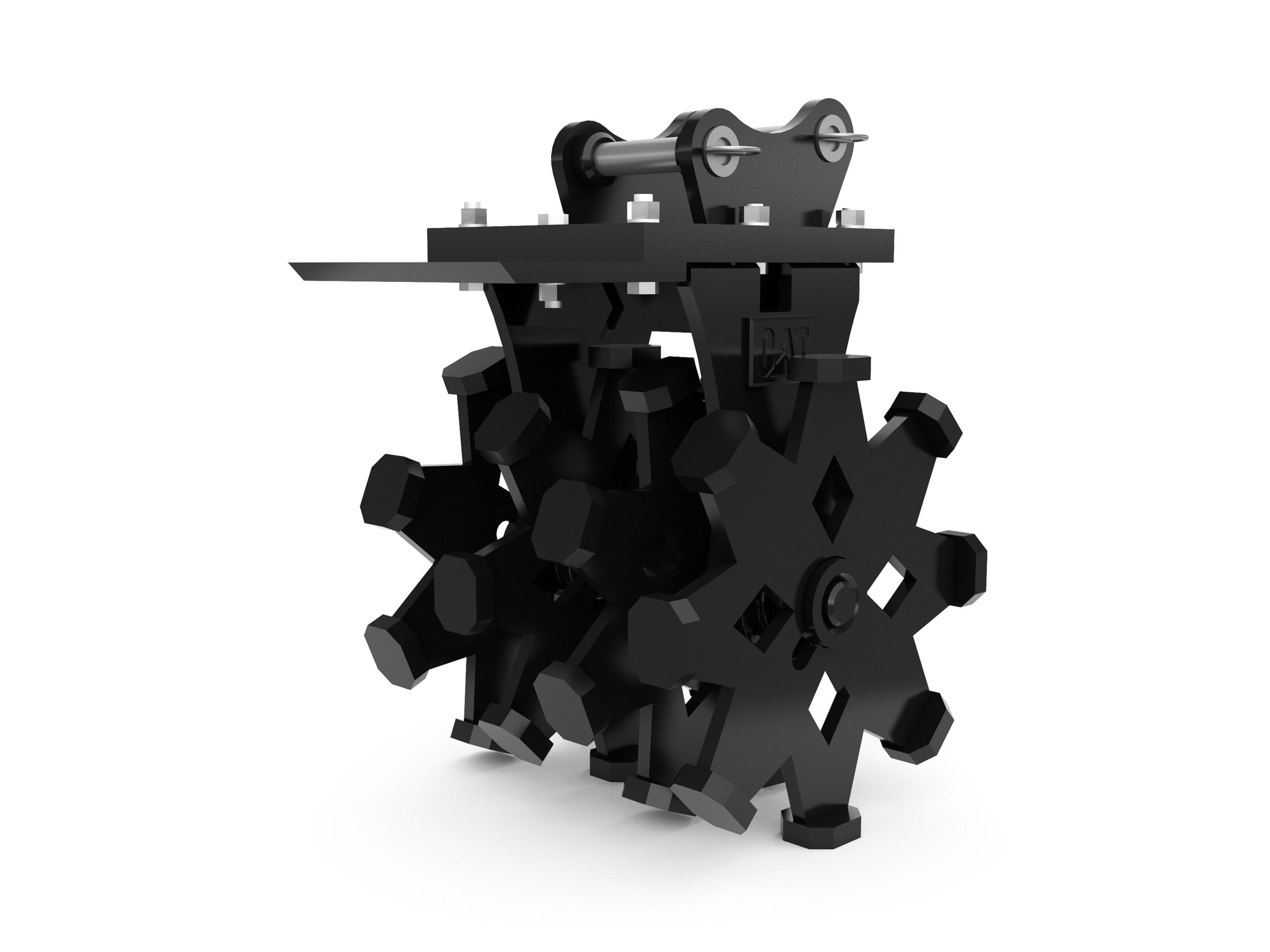 Уплотнительное колесо 559 мм (22 дюйма) 3–4 т, крепление на пальцах