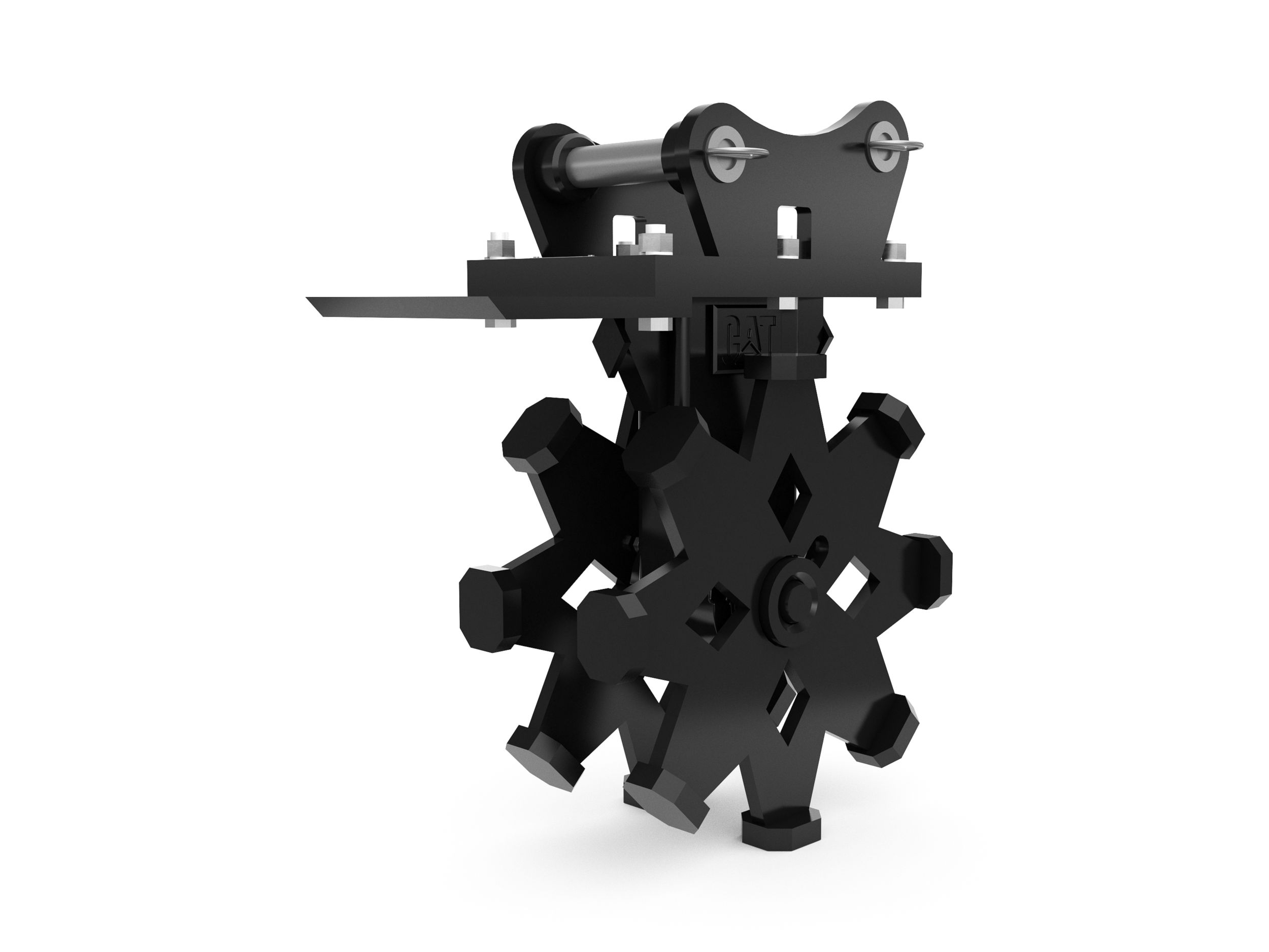 Уплотнительное колесо 305 мм (12 дюймов), 5 т, с креплением на пальцах