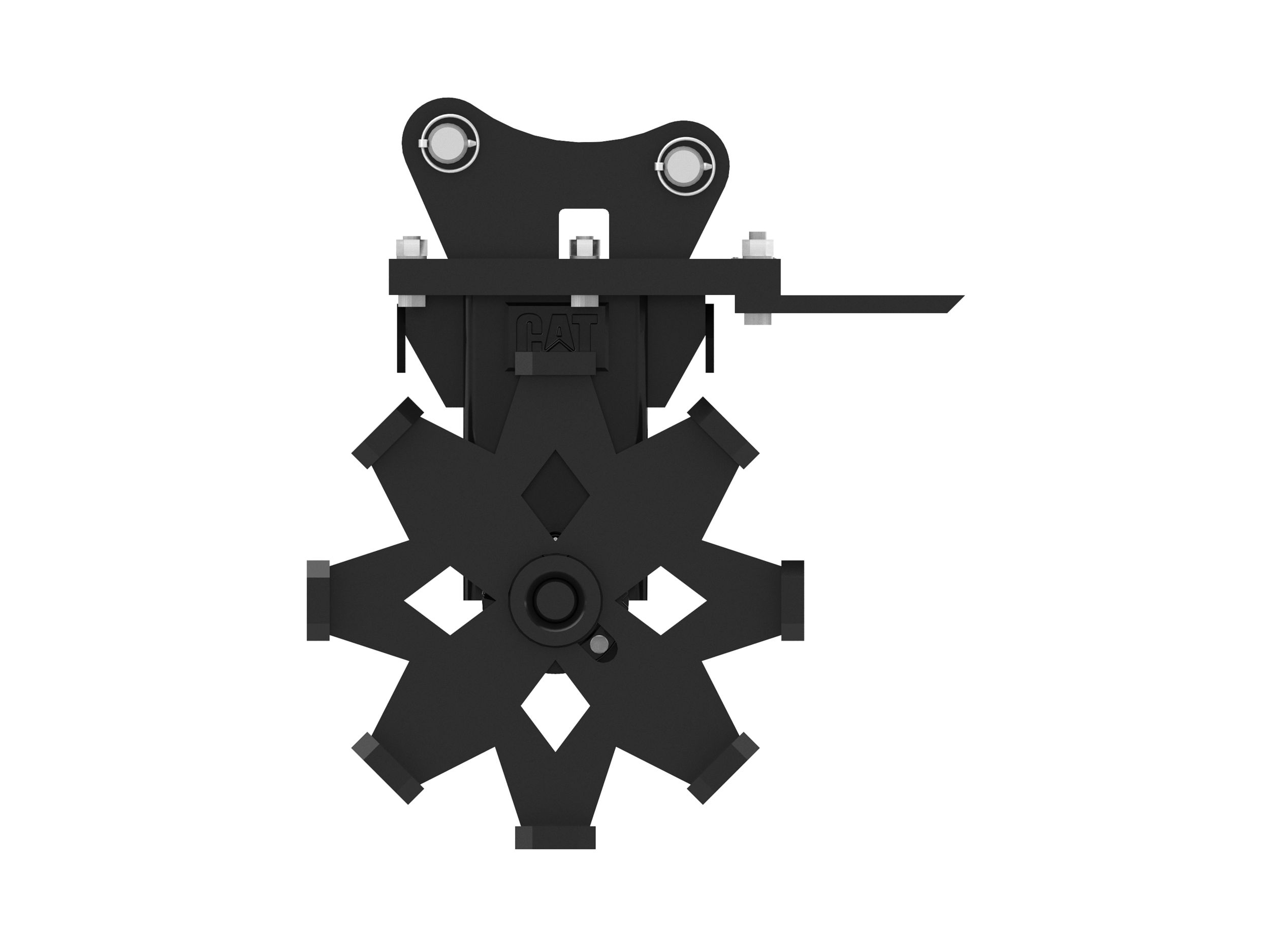 Уплотнительное колесо 305 мм (12 дюймов), 5 т, с креплением на пальцах