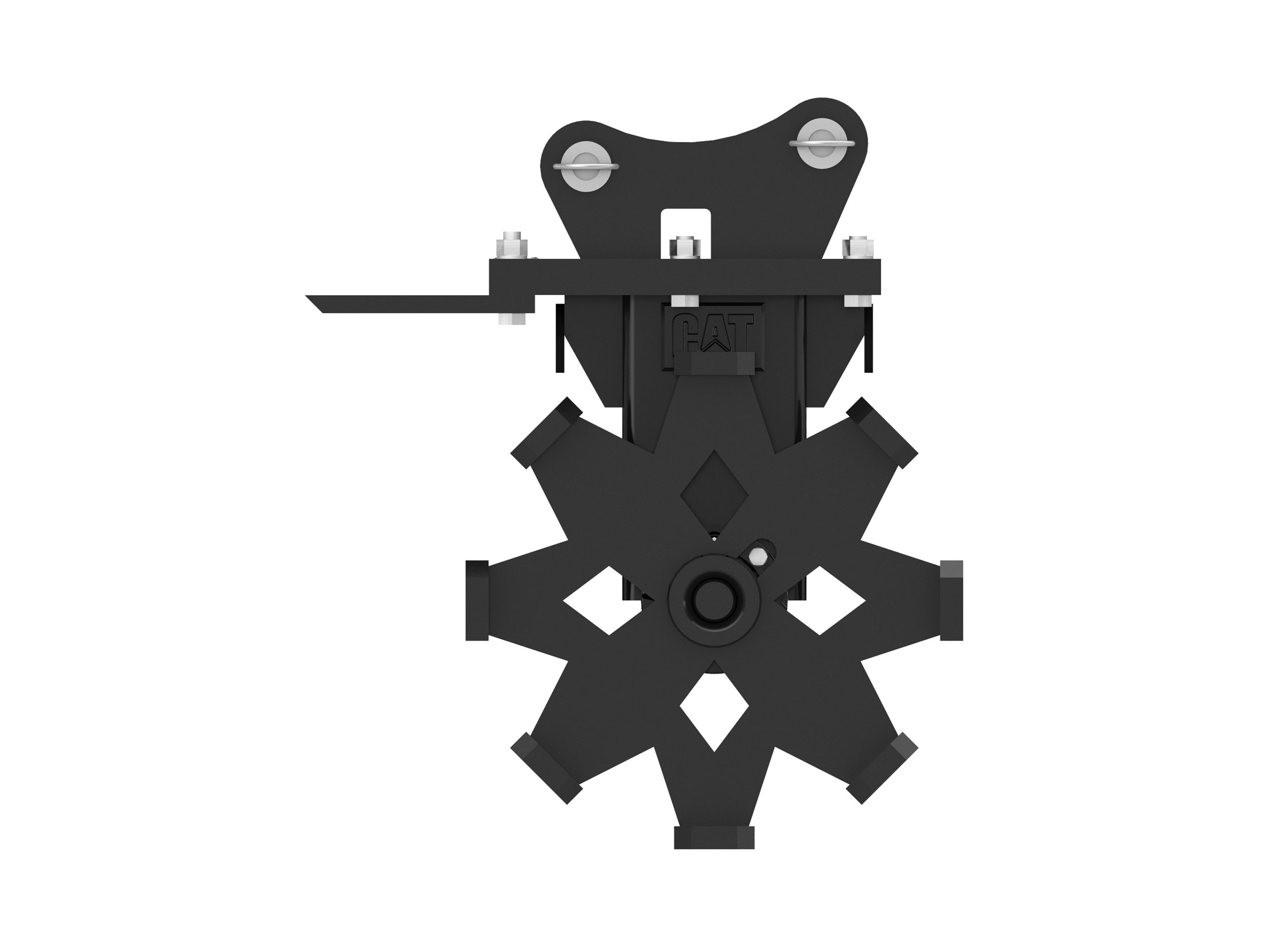 Уплотнительное колесо 305 мм (12 дюймов), 5 т, с креплением на пальцах