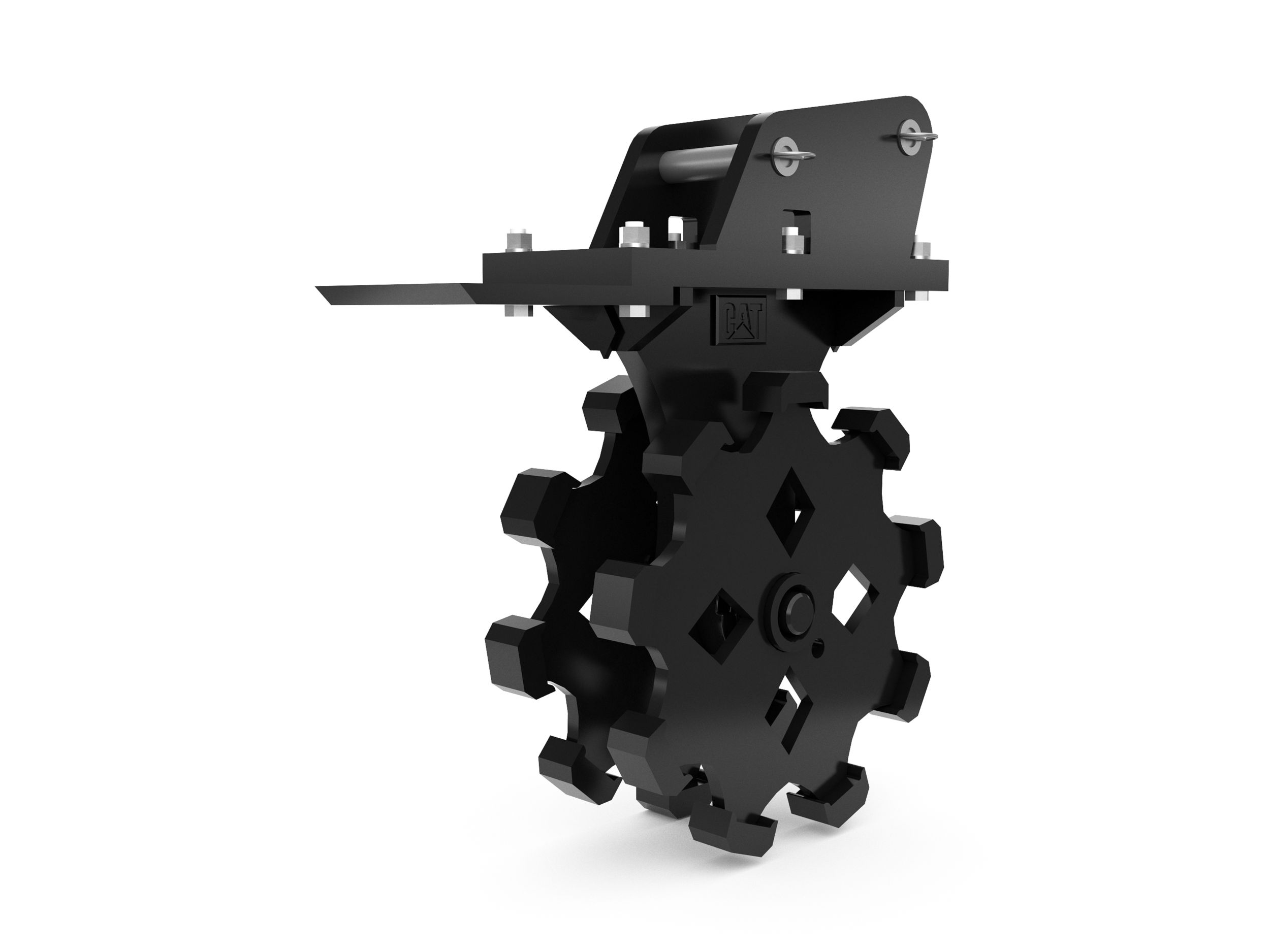 Уплотнительное колесо 305 мм (12 дюймов), 7–8 т, с креплением на пальцах