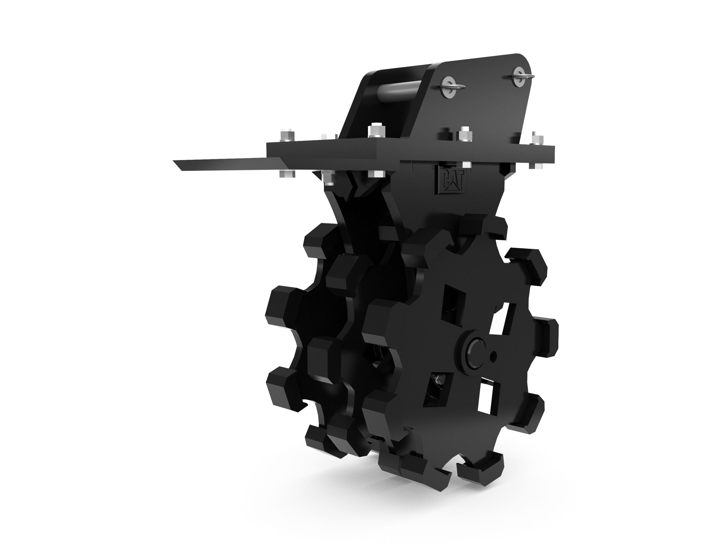 Уплотнительное колесо 457 мм (18 дюймов), крепление на пальцах, 7–8 т