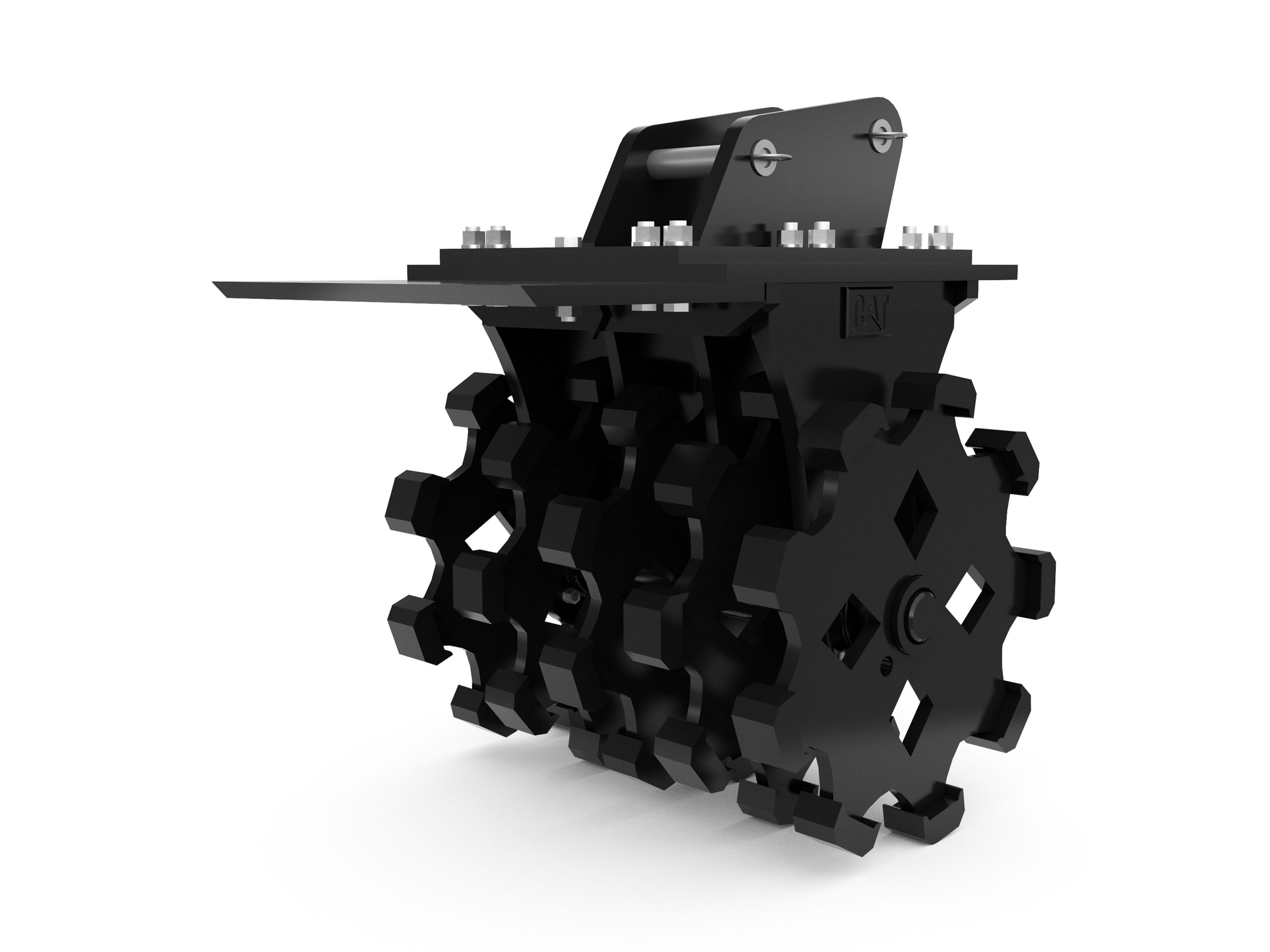 Уплотнительное колесо 914 мм (36 дюймов), крепление на пальцах, мини-экскаватор 7–8 т