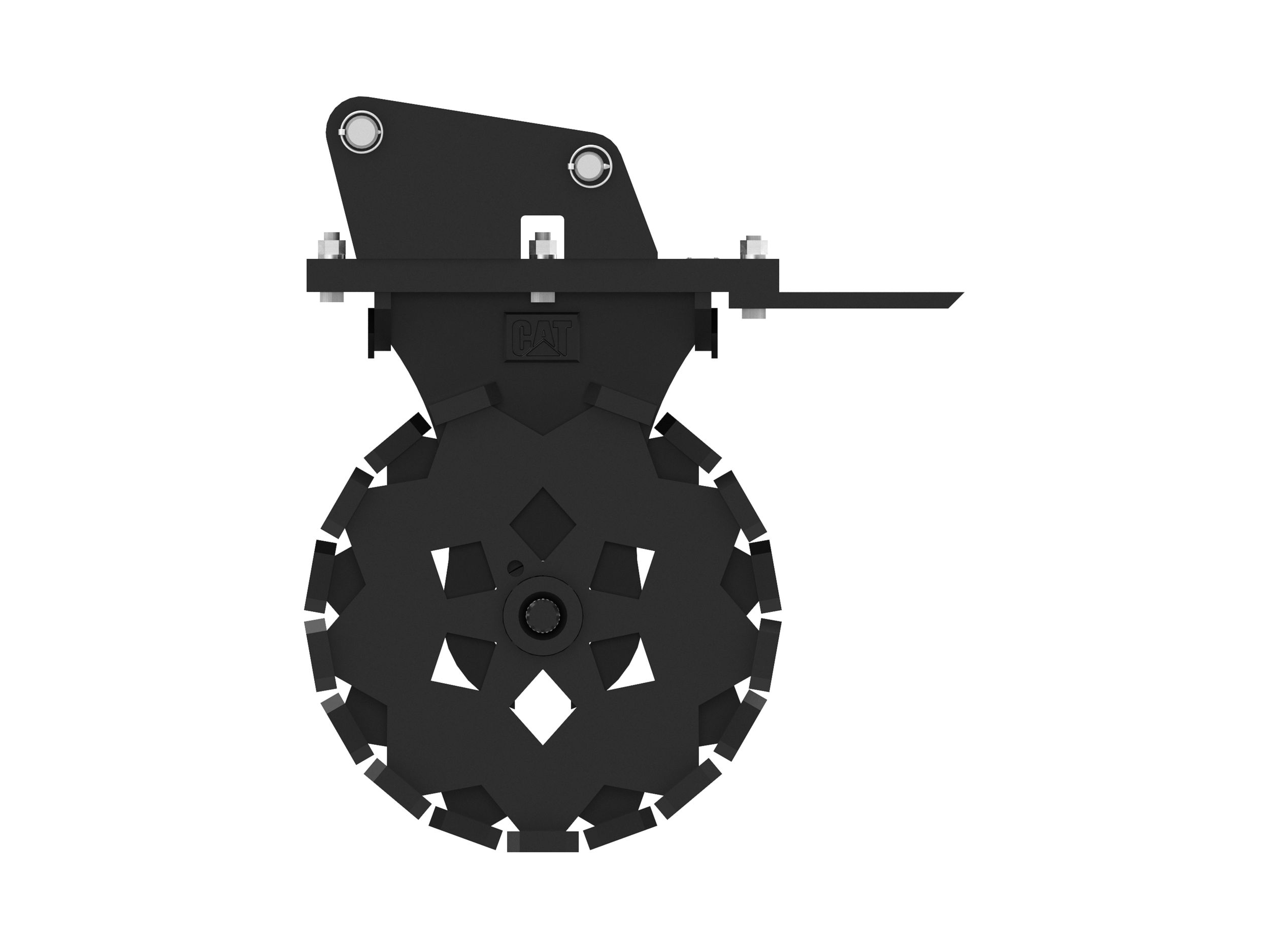 Уплотнительное колесо 305 мм (12 дюймов), с креплением на пальцах, 415–444
