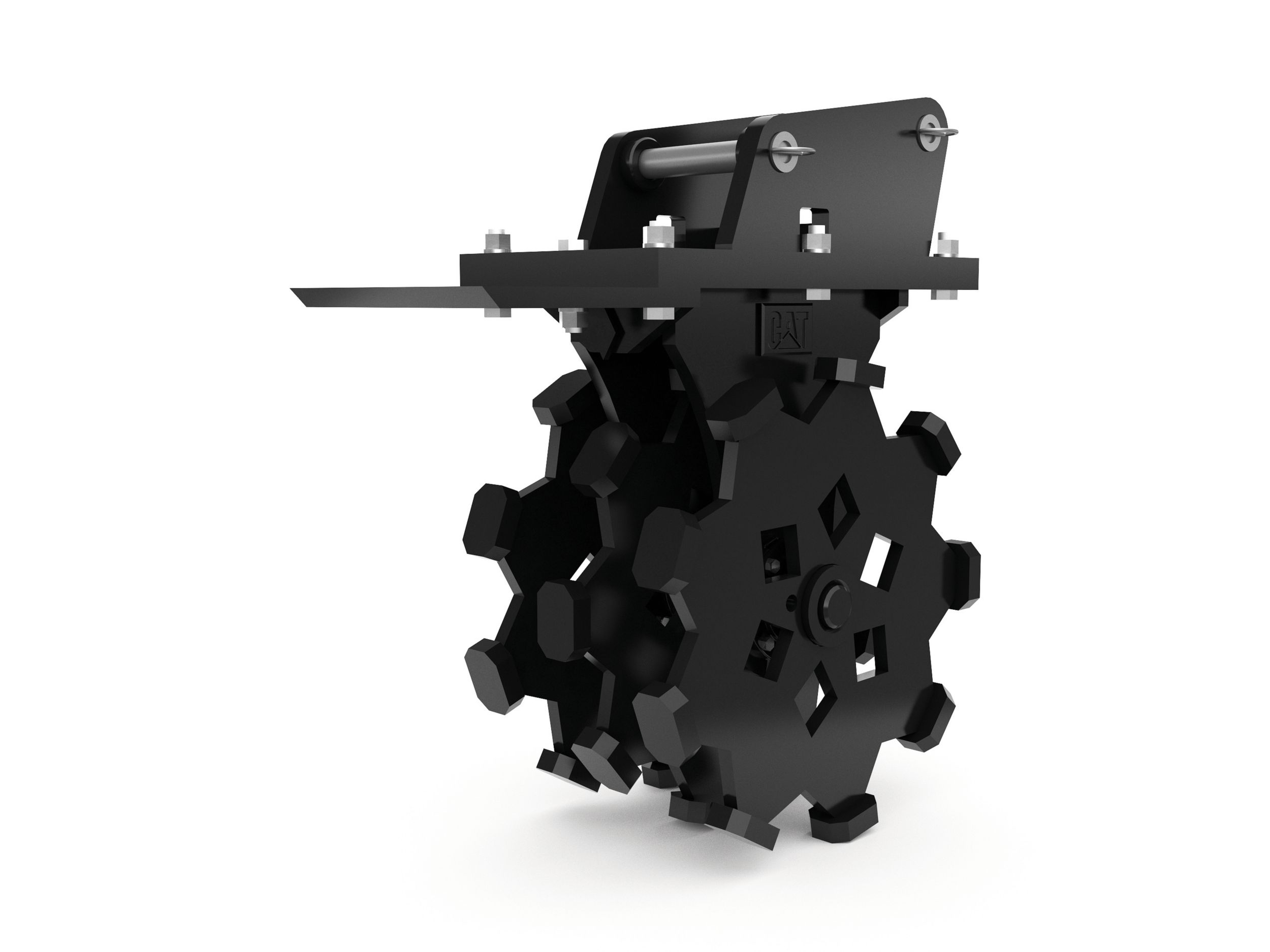 Уплотнительное колесо 457 мм (18 дюймов), крепление на пальцах, 415–444