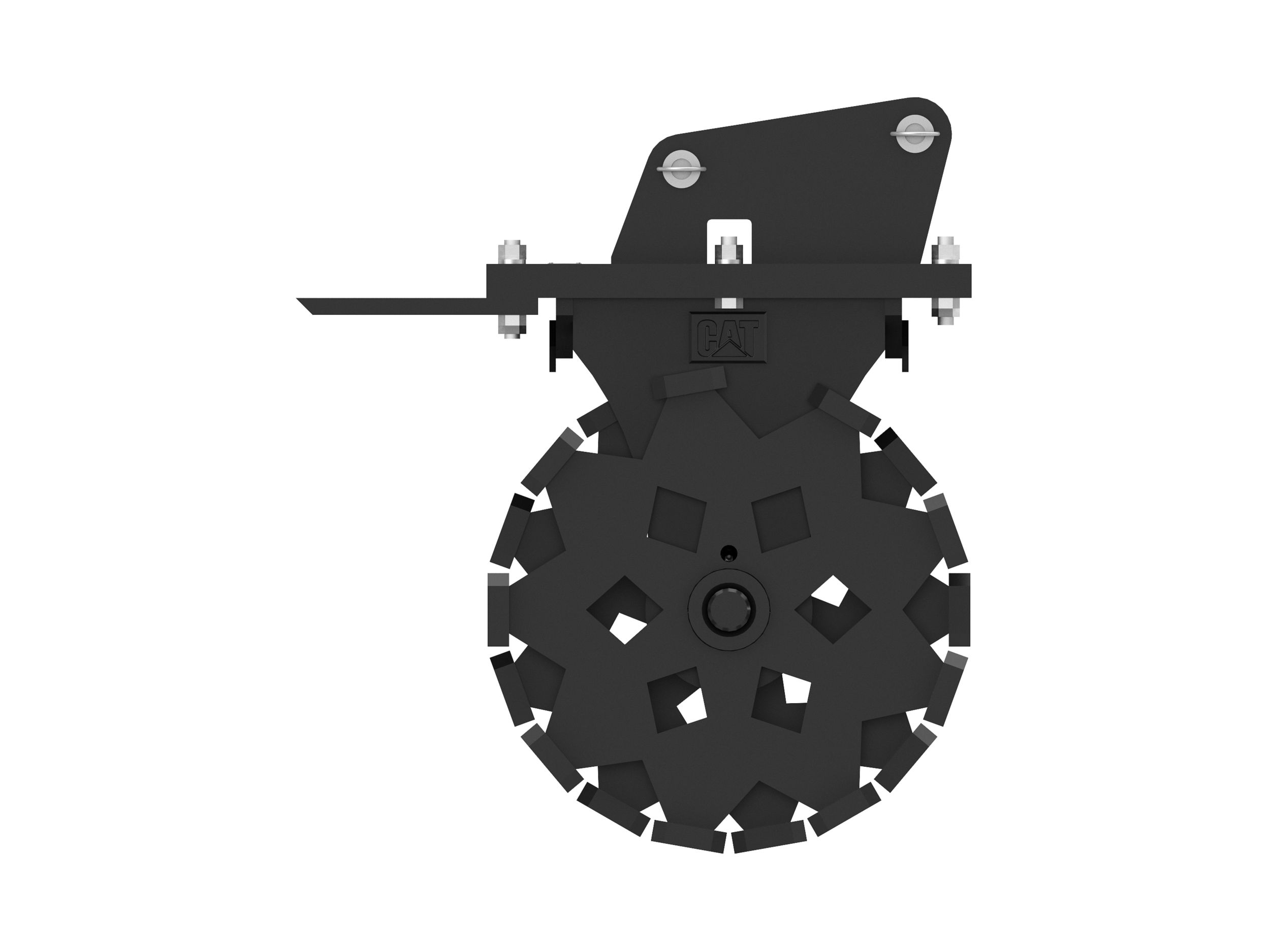 Уплотнительное колесо 610 мм (24 дюйма), крепление на пальцах, 415–444
